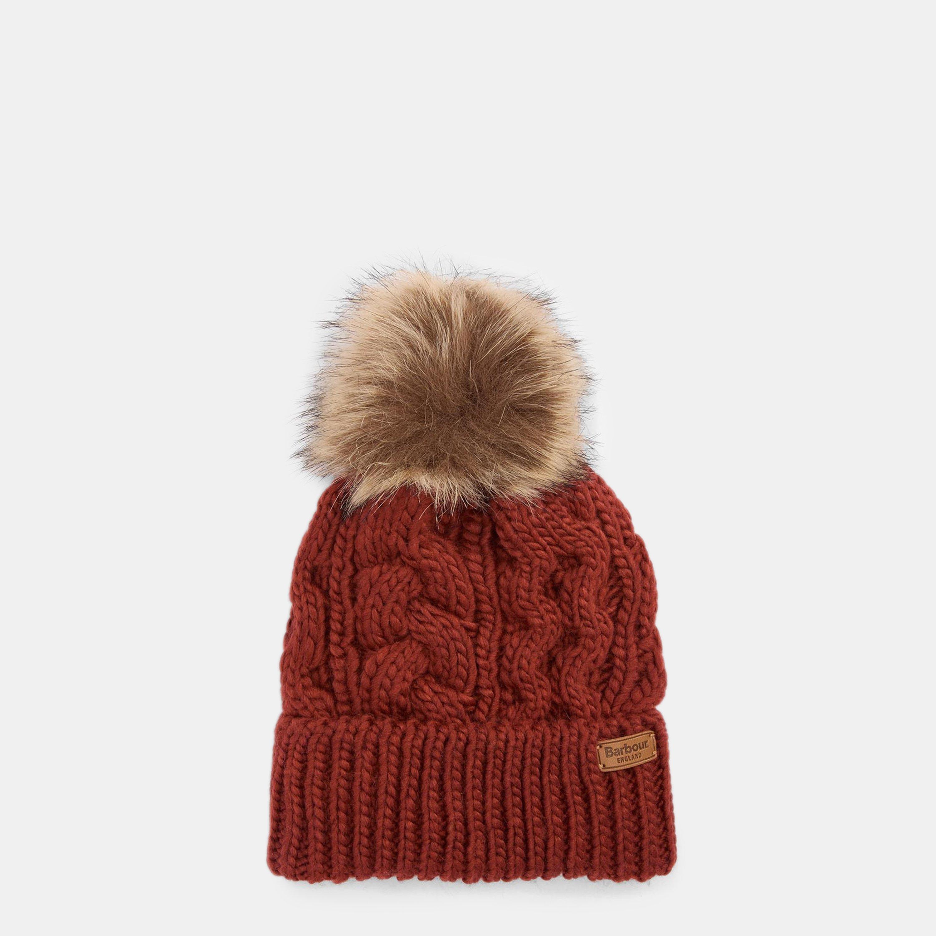 Barbour Women's Penshaw Cable-Knit Beanie - Burnt Henna - Ladies