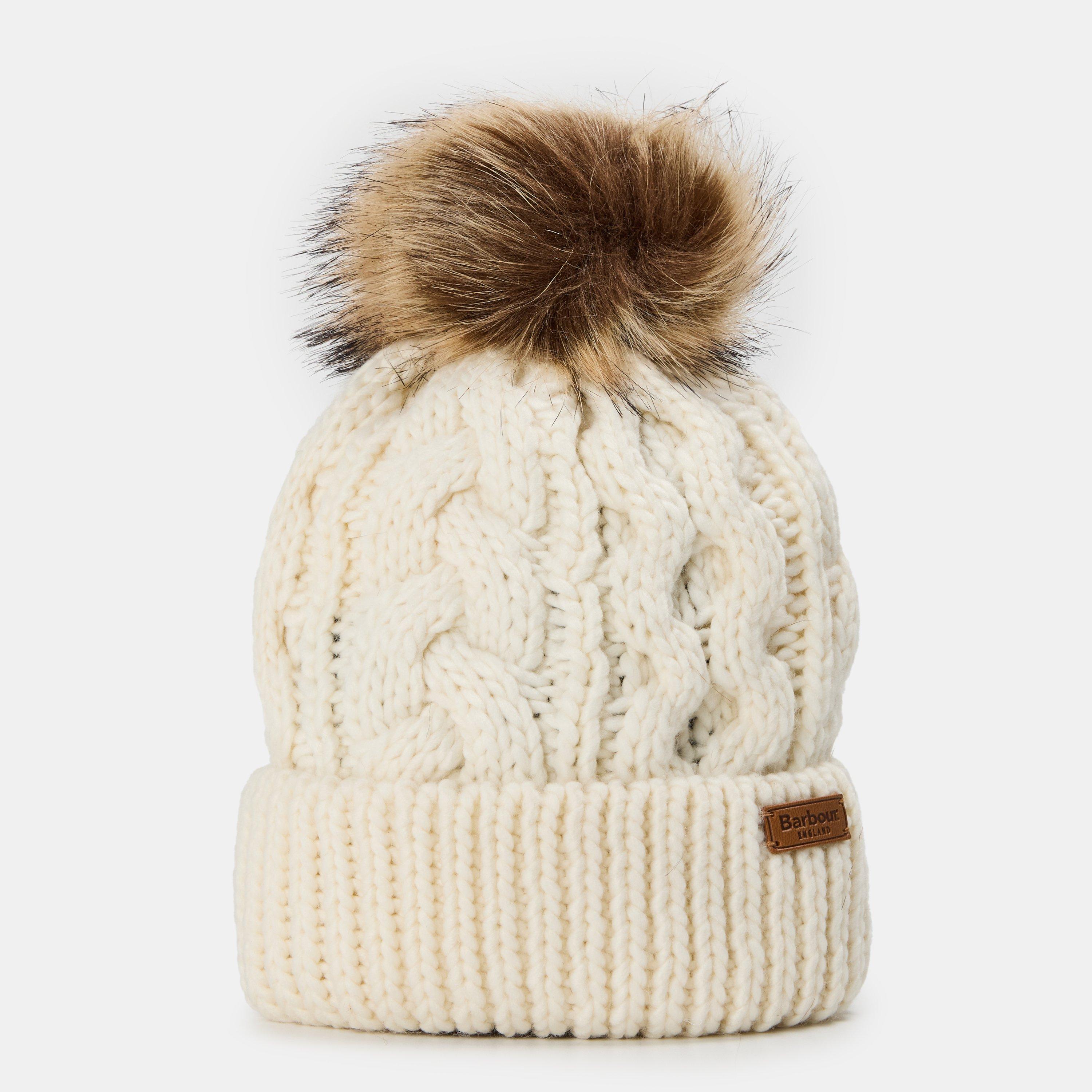 Barbour Women's Penshaw Cable-Knit Beanie - Cloud - Ladies