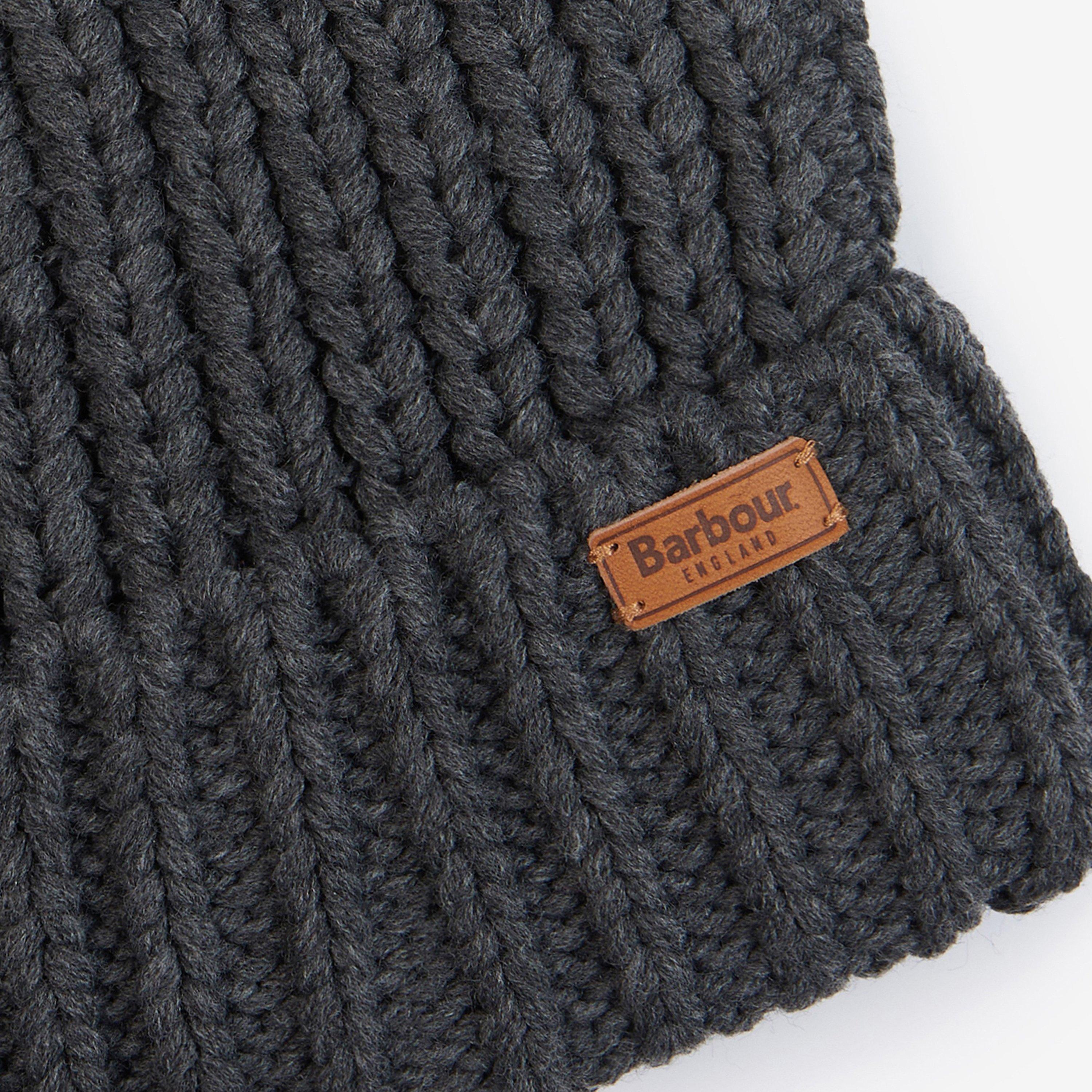Charcoal - Barbour - Saltburn Beanie - 3