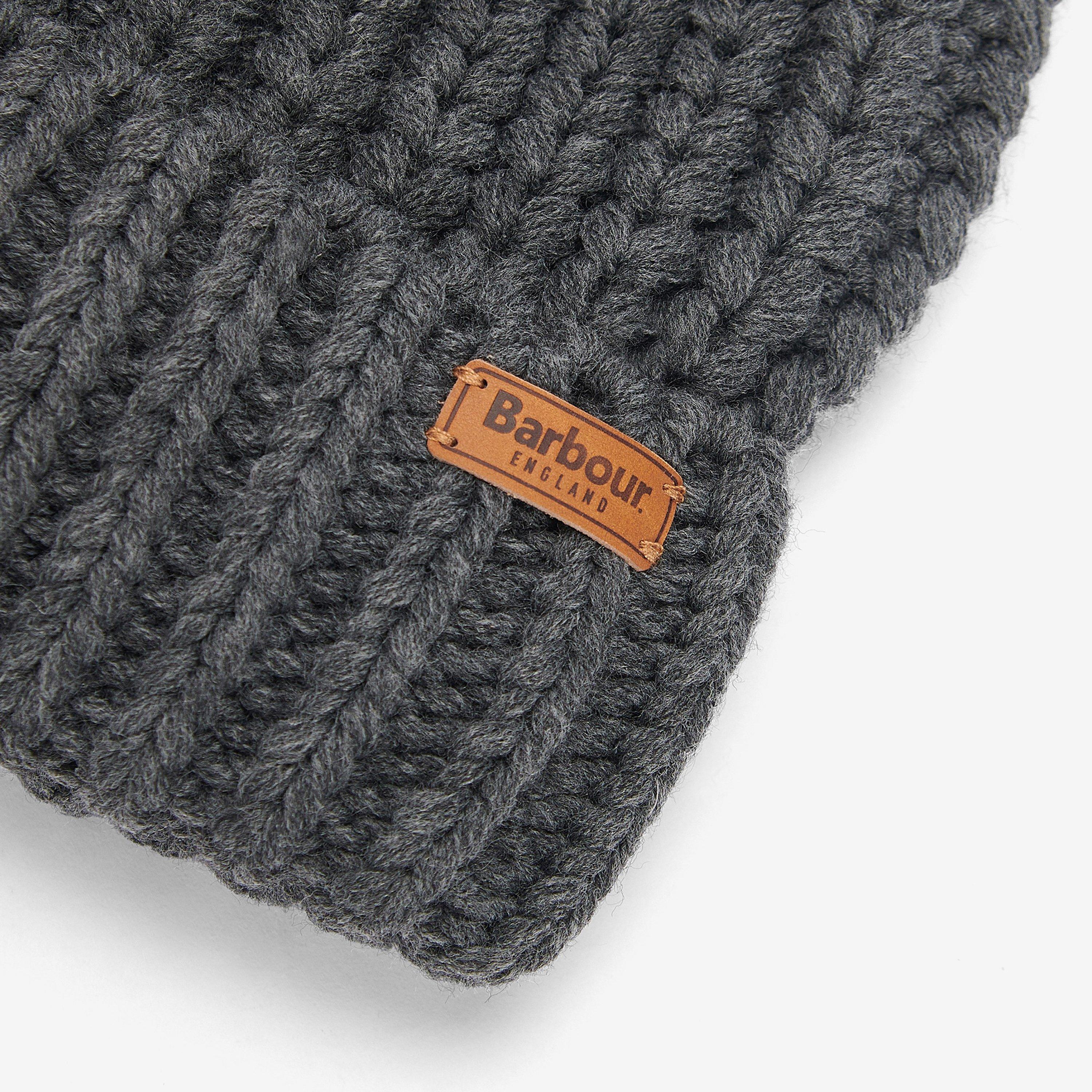 Charcoal - Barbour - Saltburn Beanie - 3