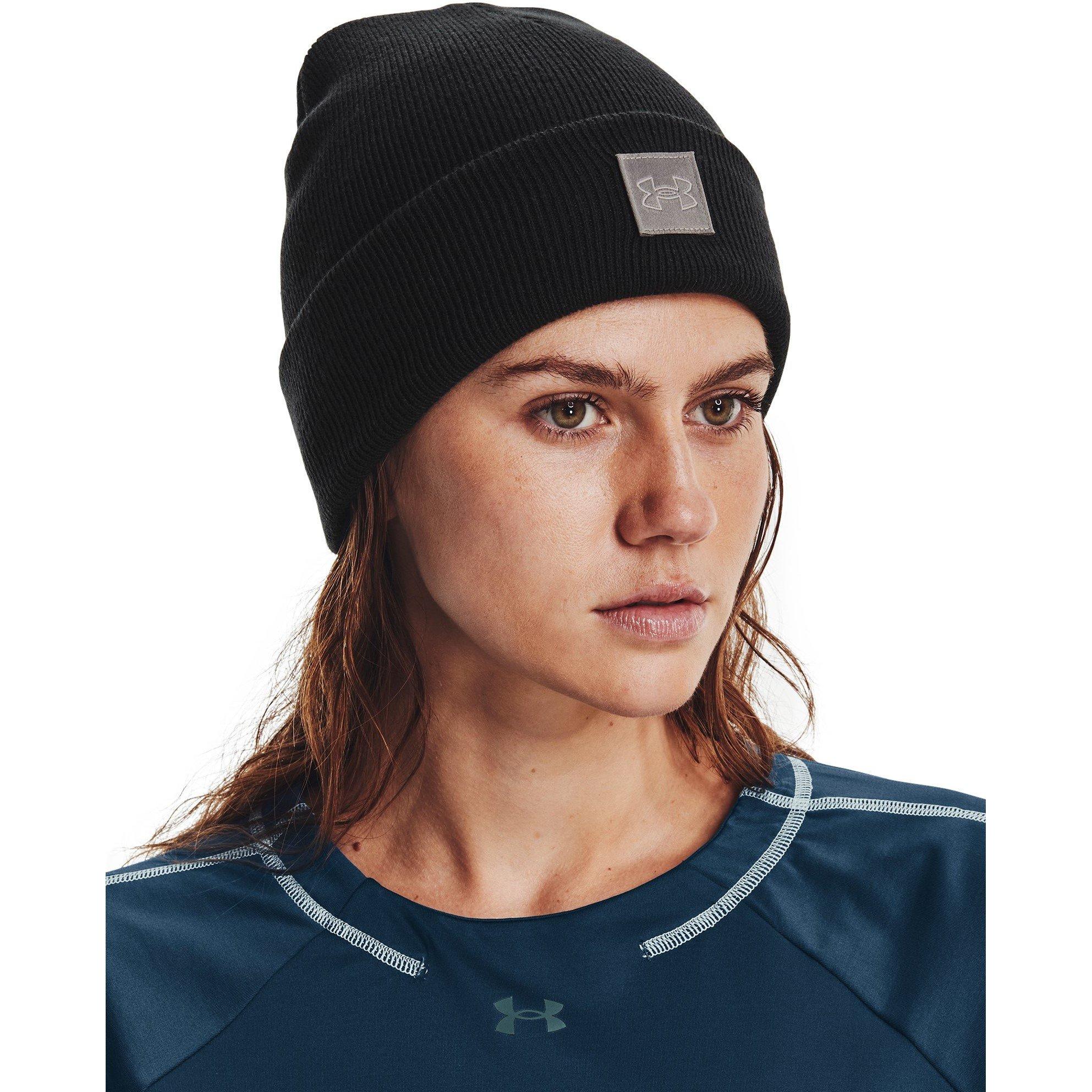 Schwarz - Under Armour - Armour Halftime Cuff Beanie Womens - 3