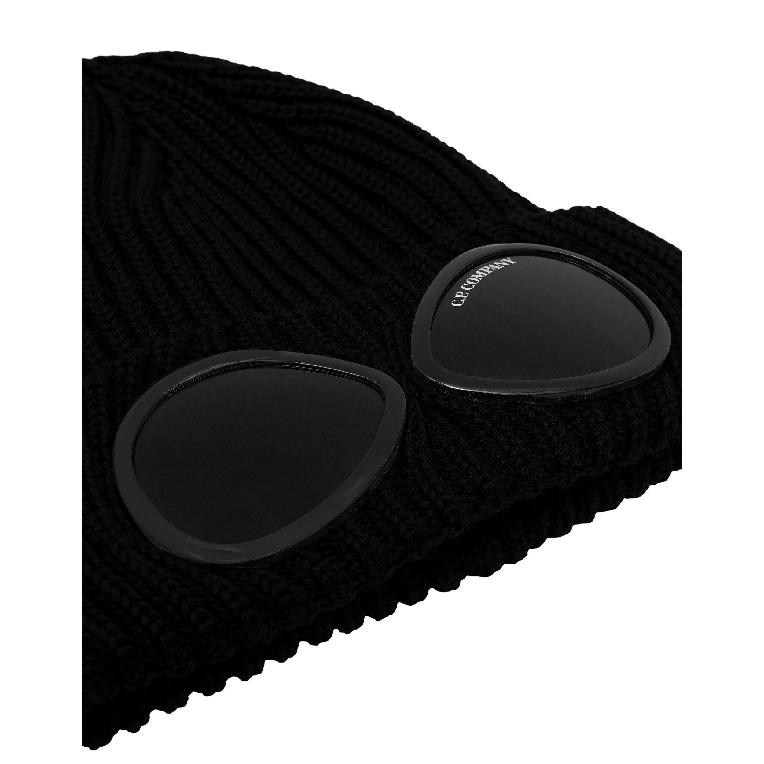 Black 999 - CP Company - Men's Goggle Beanie - 4