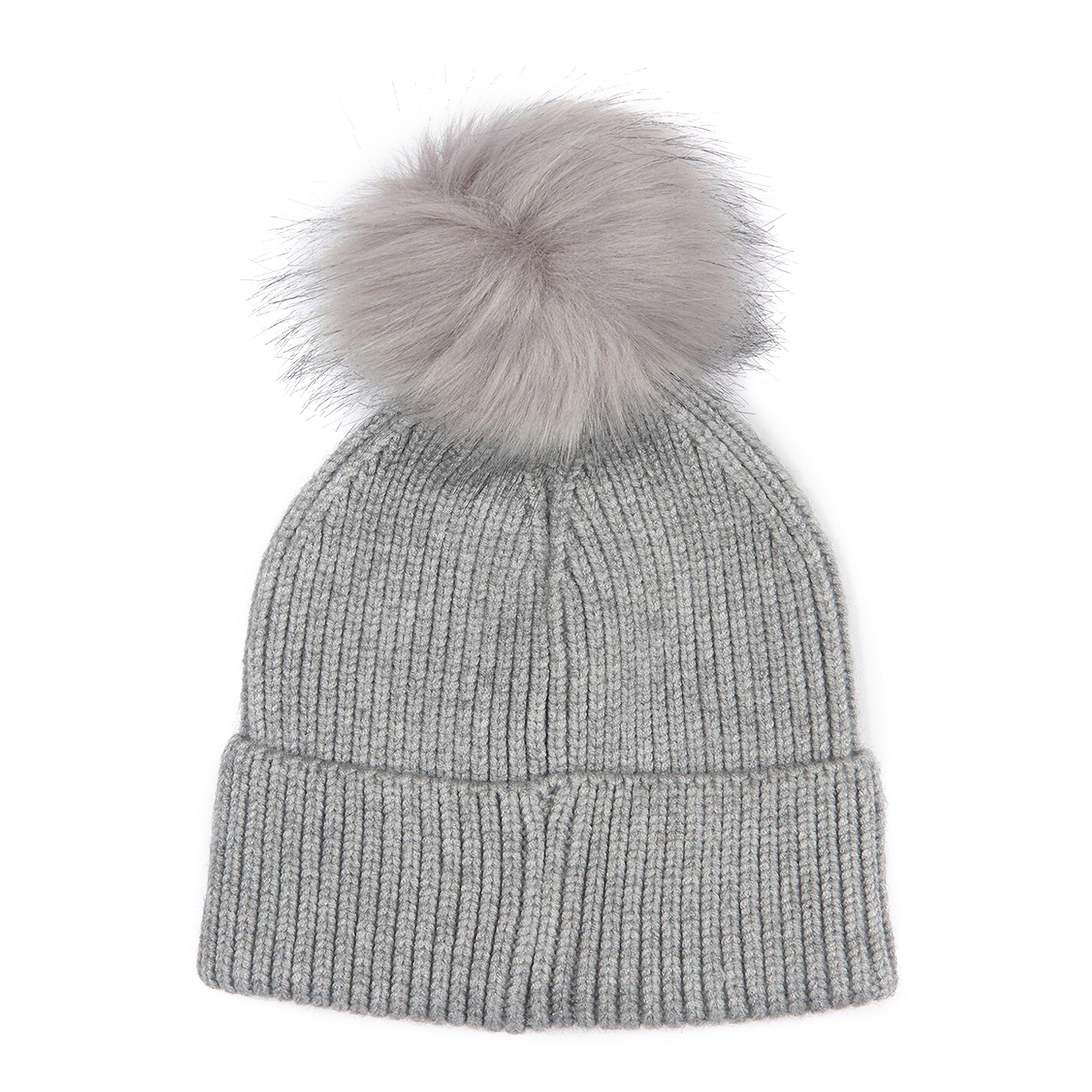 Light Grey - Barbour International - Mallory Pom Beanie - 2