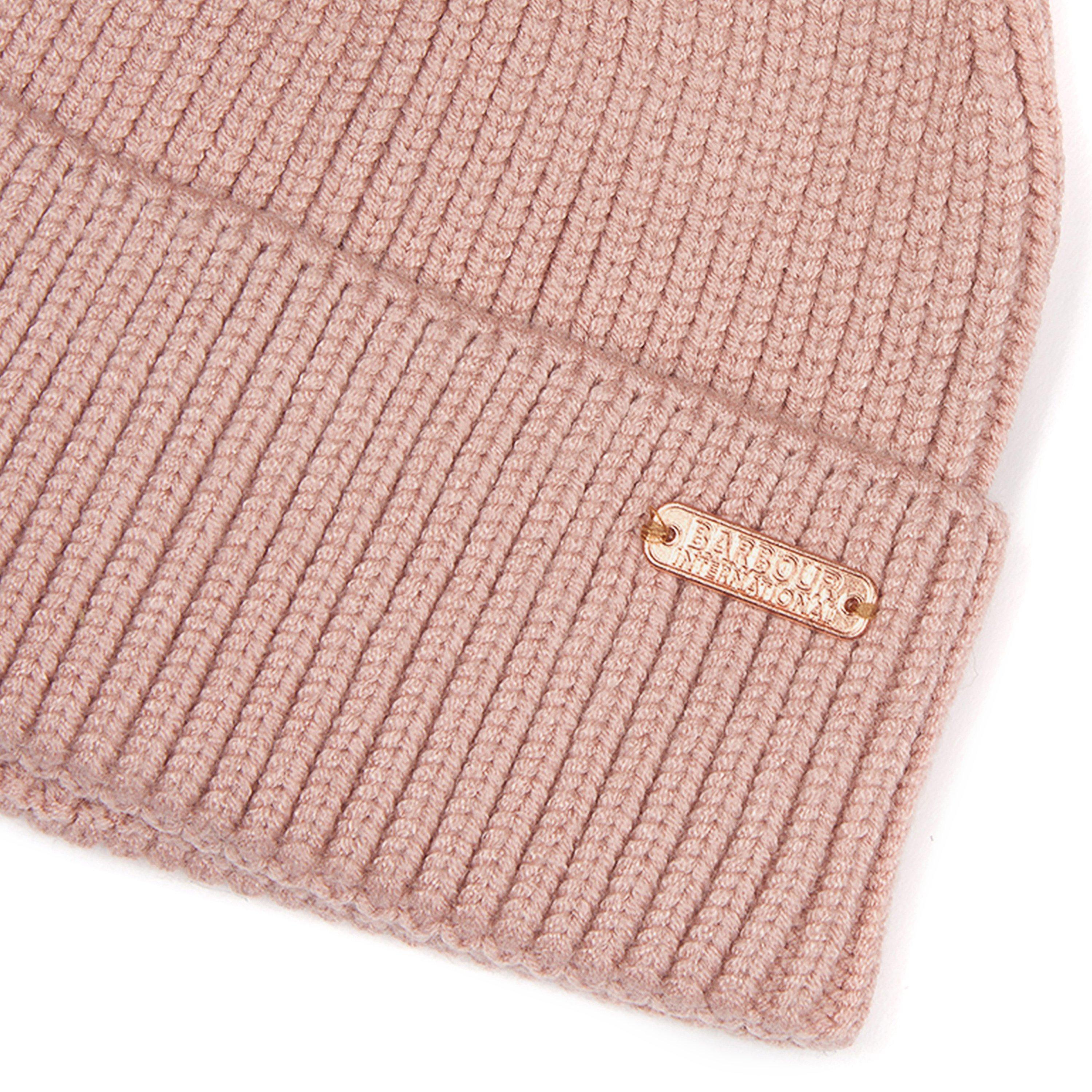 Pink - Barbour International - Mallory Pom Beanie - 3