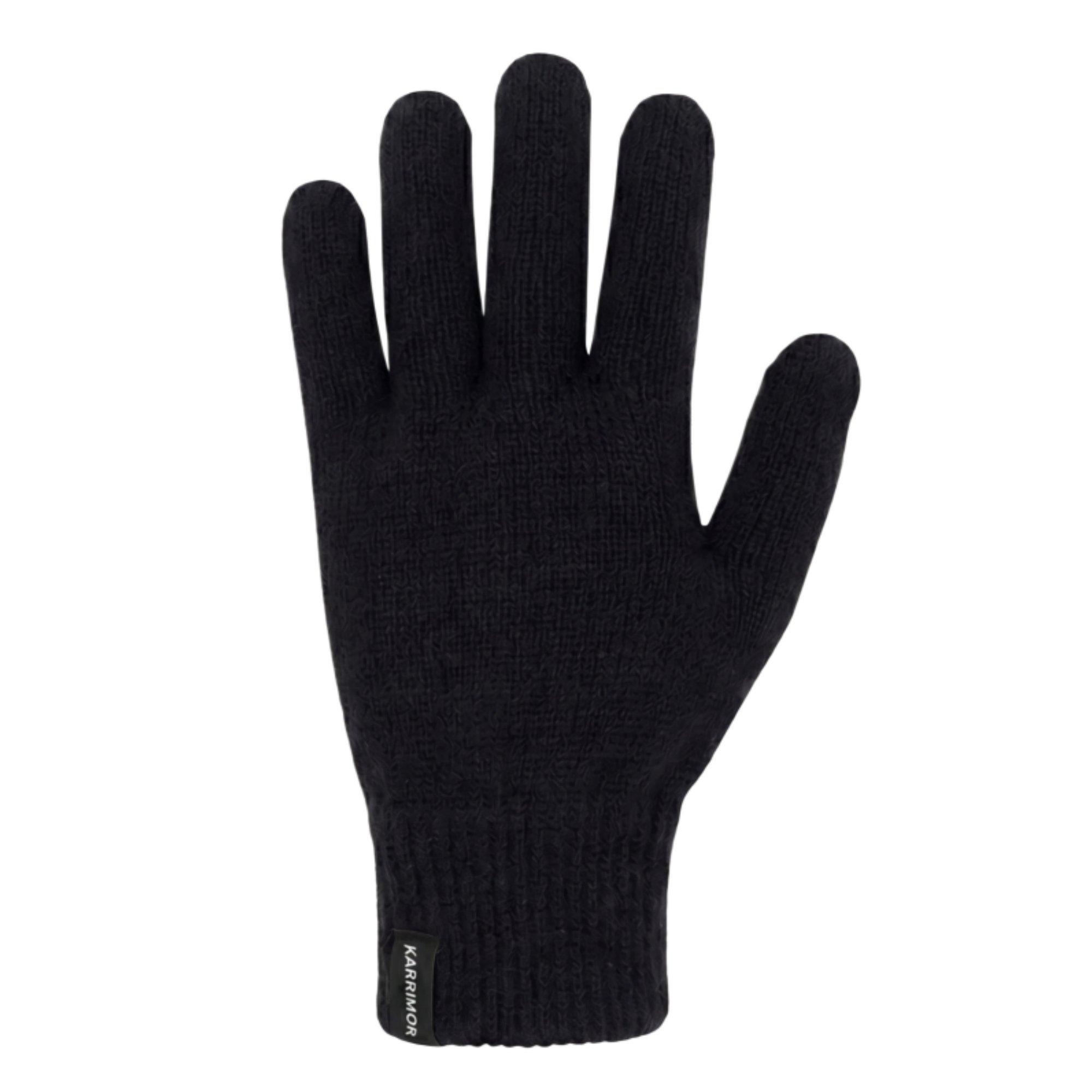 Black - Karrimor - Acrylic Knitted Thermal Touchscreen Walking Gloves - 3