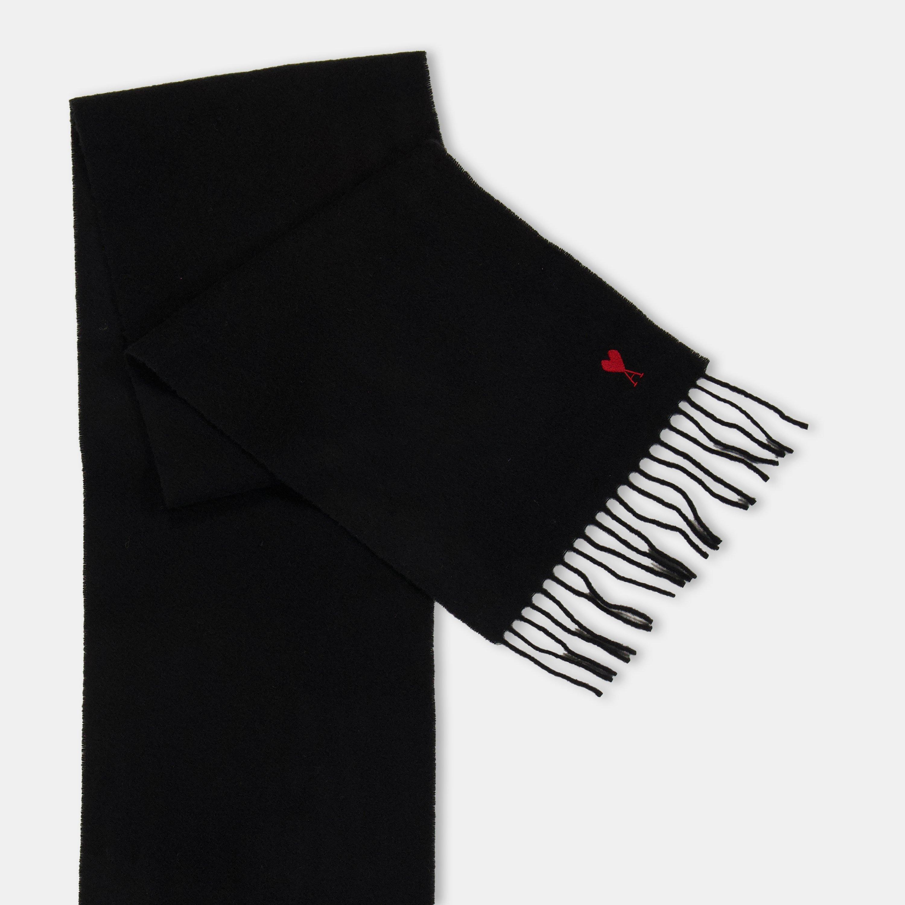 Black 001 - Ami Paris - Men's Scarf - 2