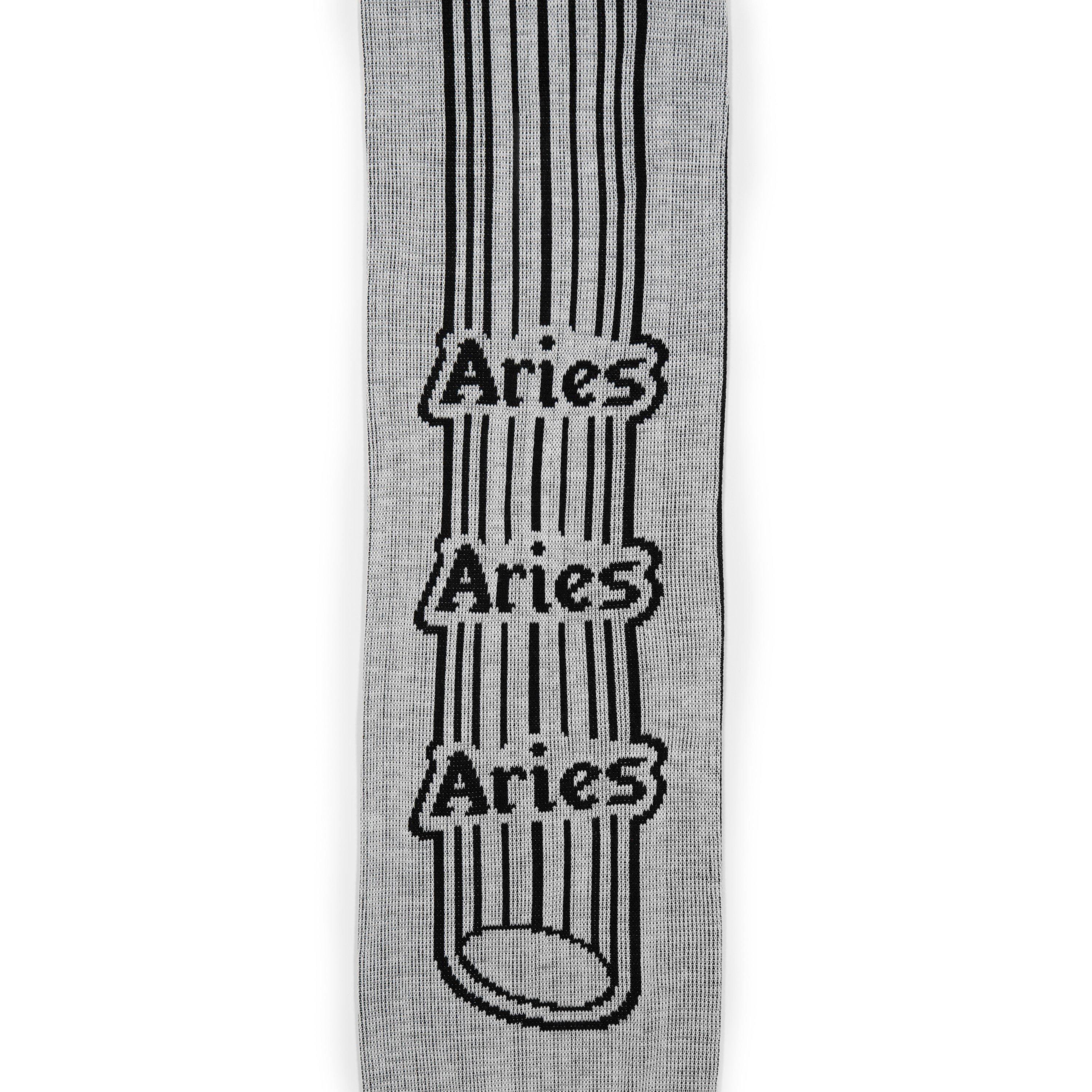 Black - Aries - Men's Column Midweight Scarf - 3