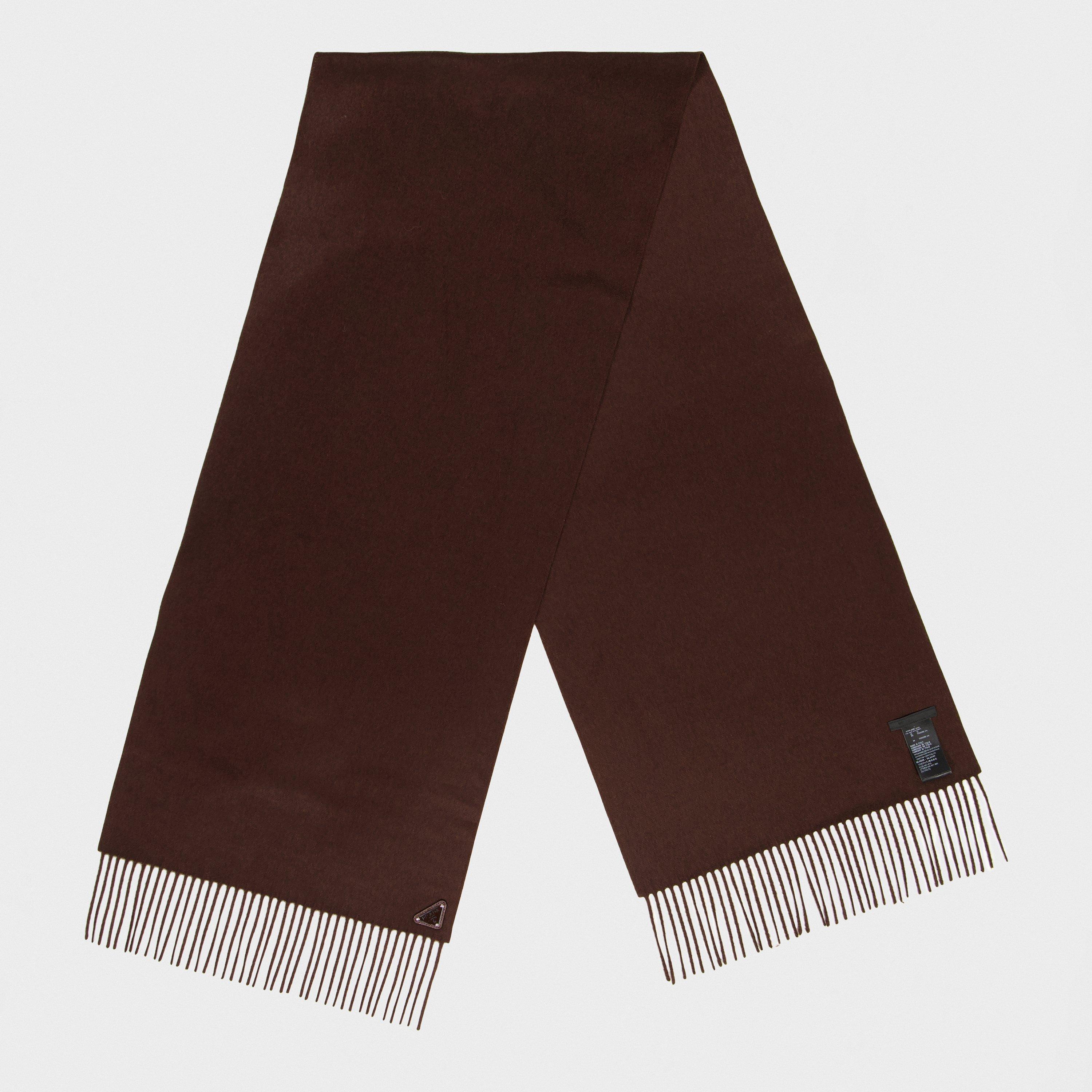 Brown - Prada - Men's Midweight Scarf - 1