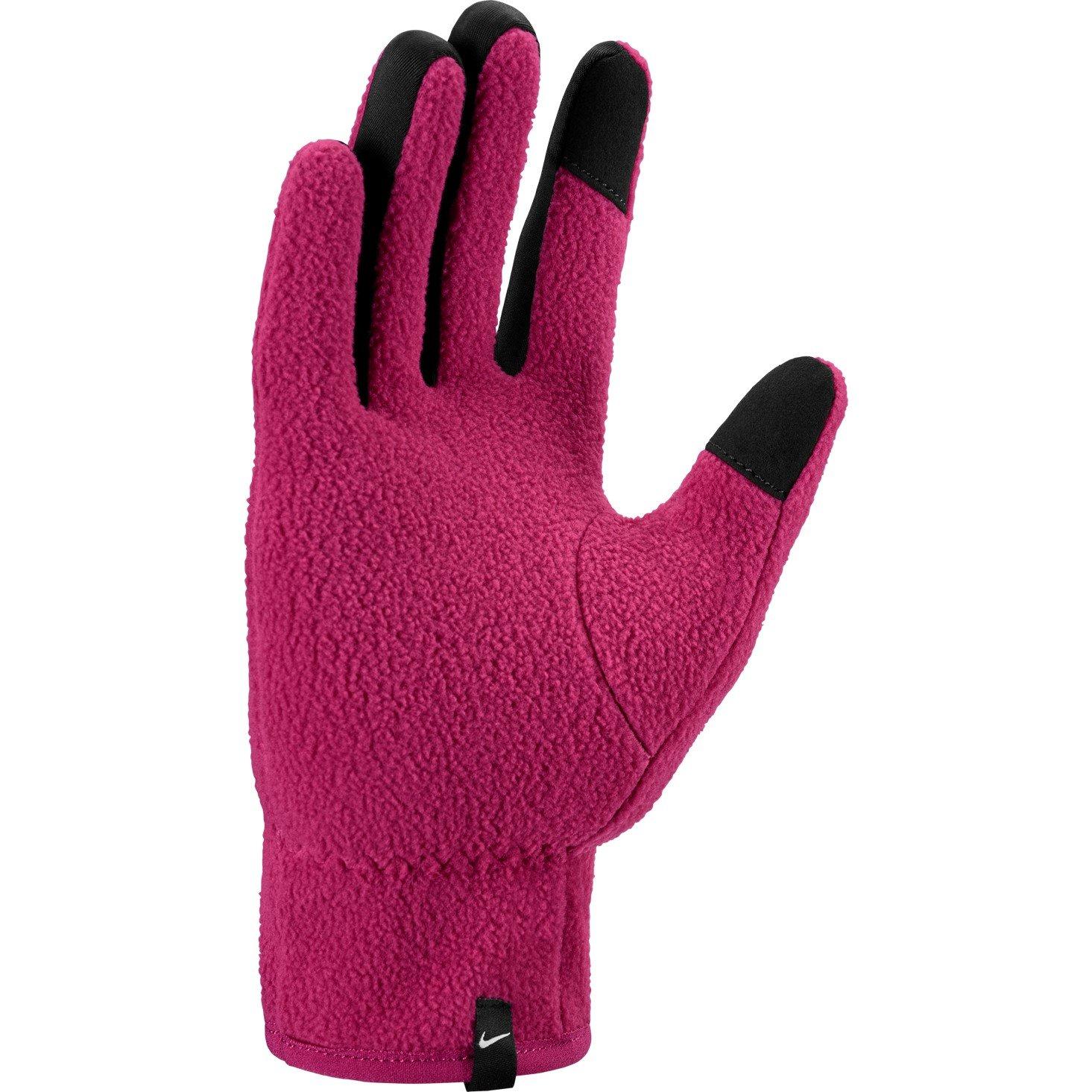 Beet/White - Nike - Men's Therma-Fit Fleece Gloves - 2
