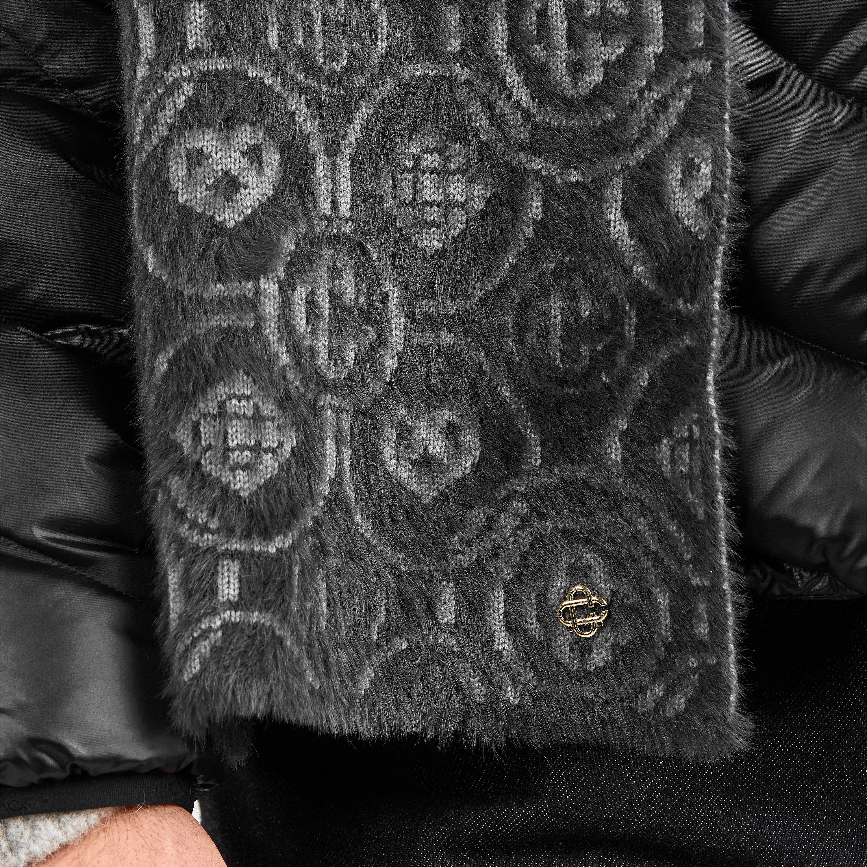 Grey - Casablanca - Men's Casa Mono Midweight Scarf - 2