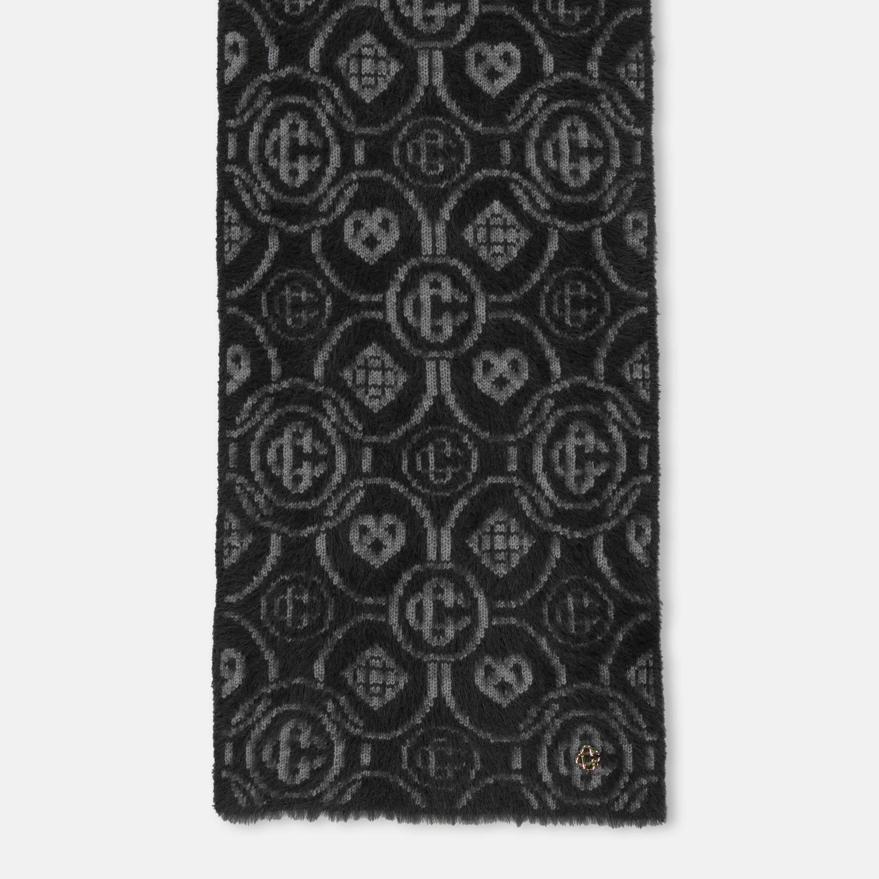 Grey - Casablanca - Men's Casa Mono Midweight Scarf - 3