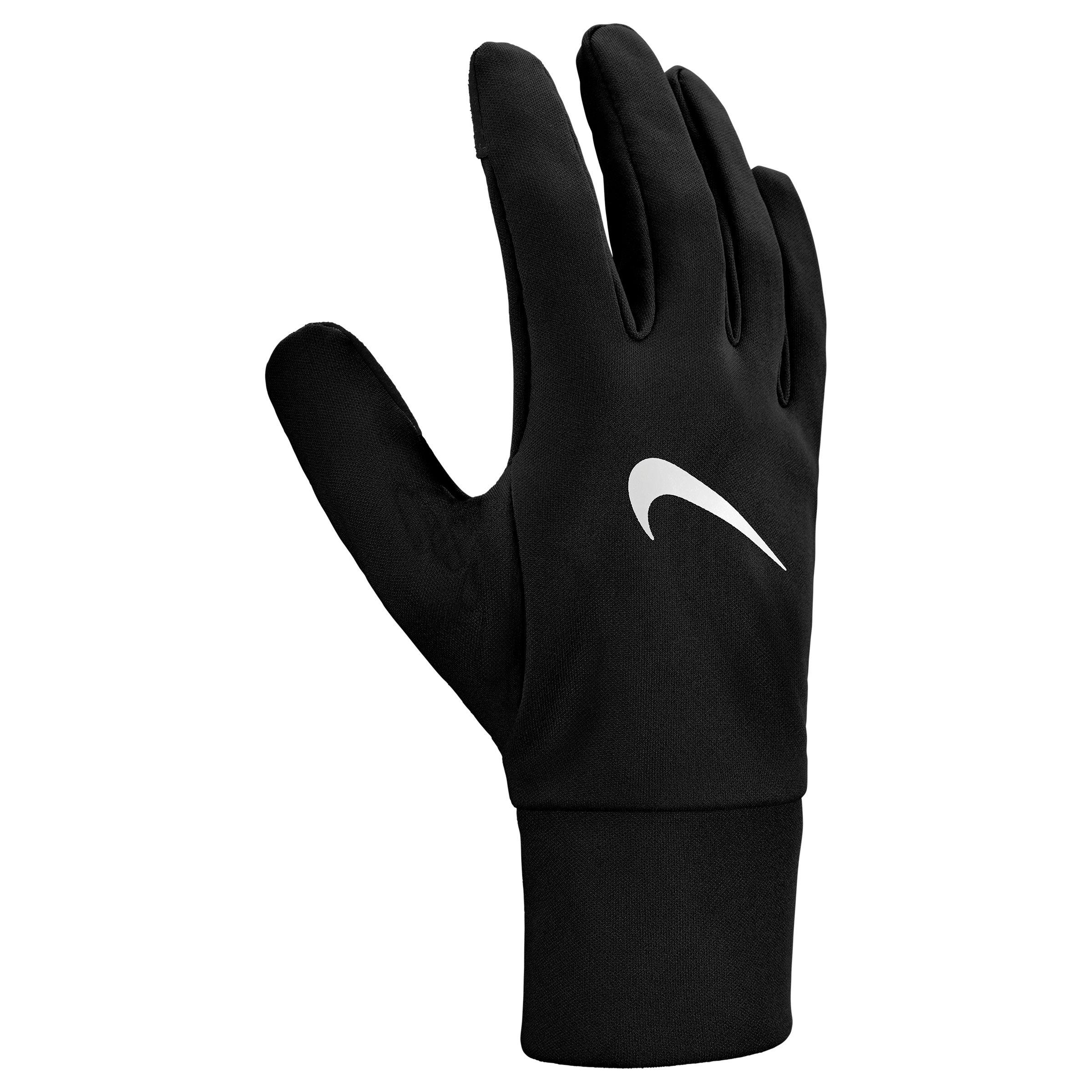 Black/White - Nike - Nike Therma-Fit Fleece Gloves - 1