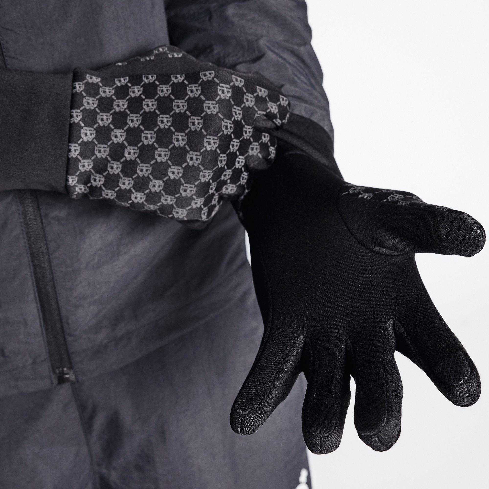 Zwart - Blood Brother - Men's Fleece Gloves - 2