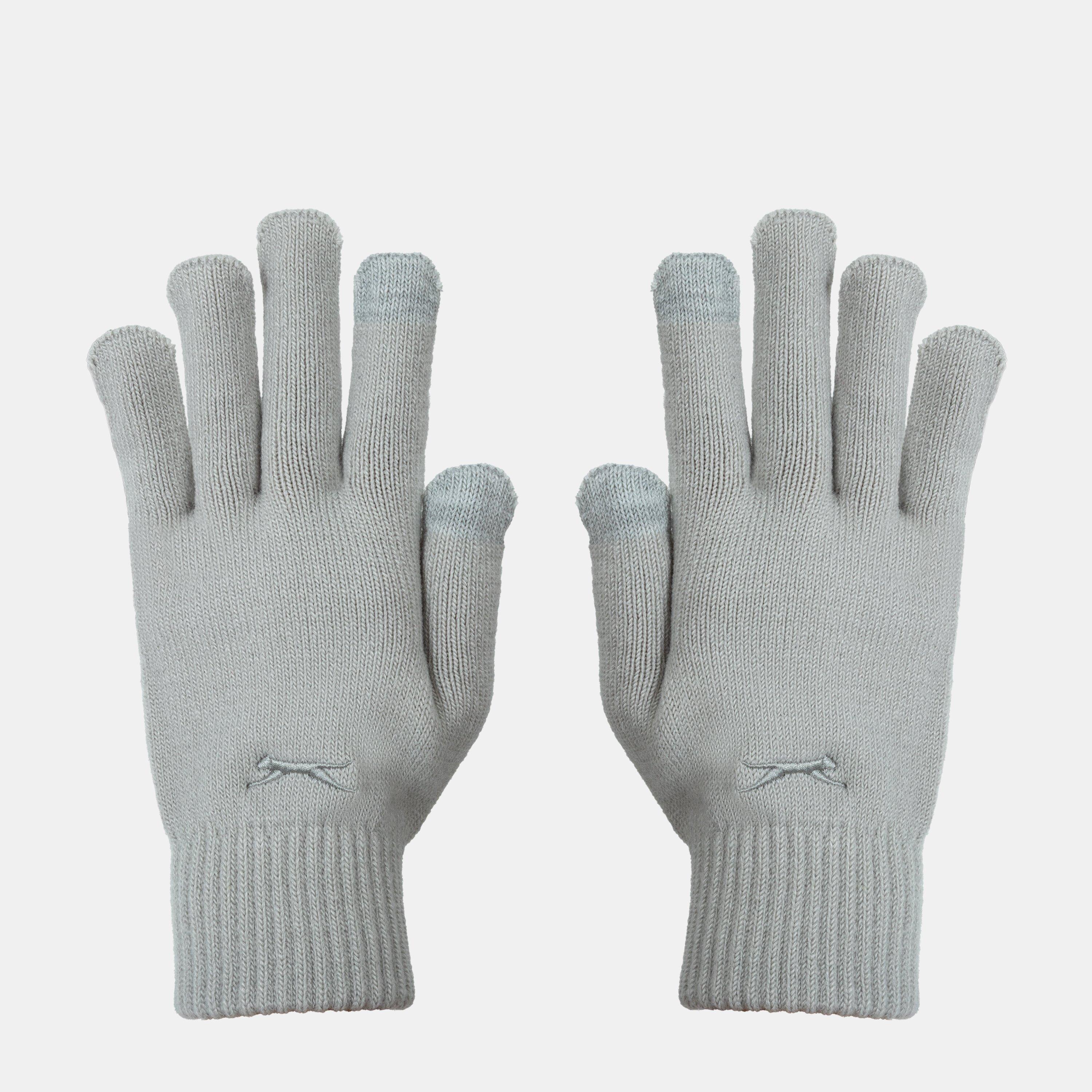 Slazenger Men's Knit Glove - Grey - Adults