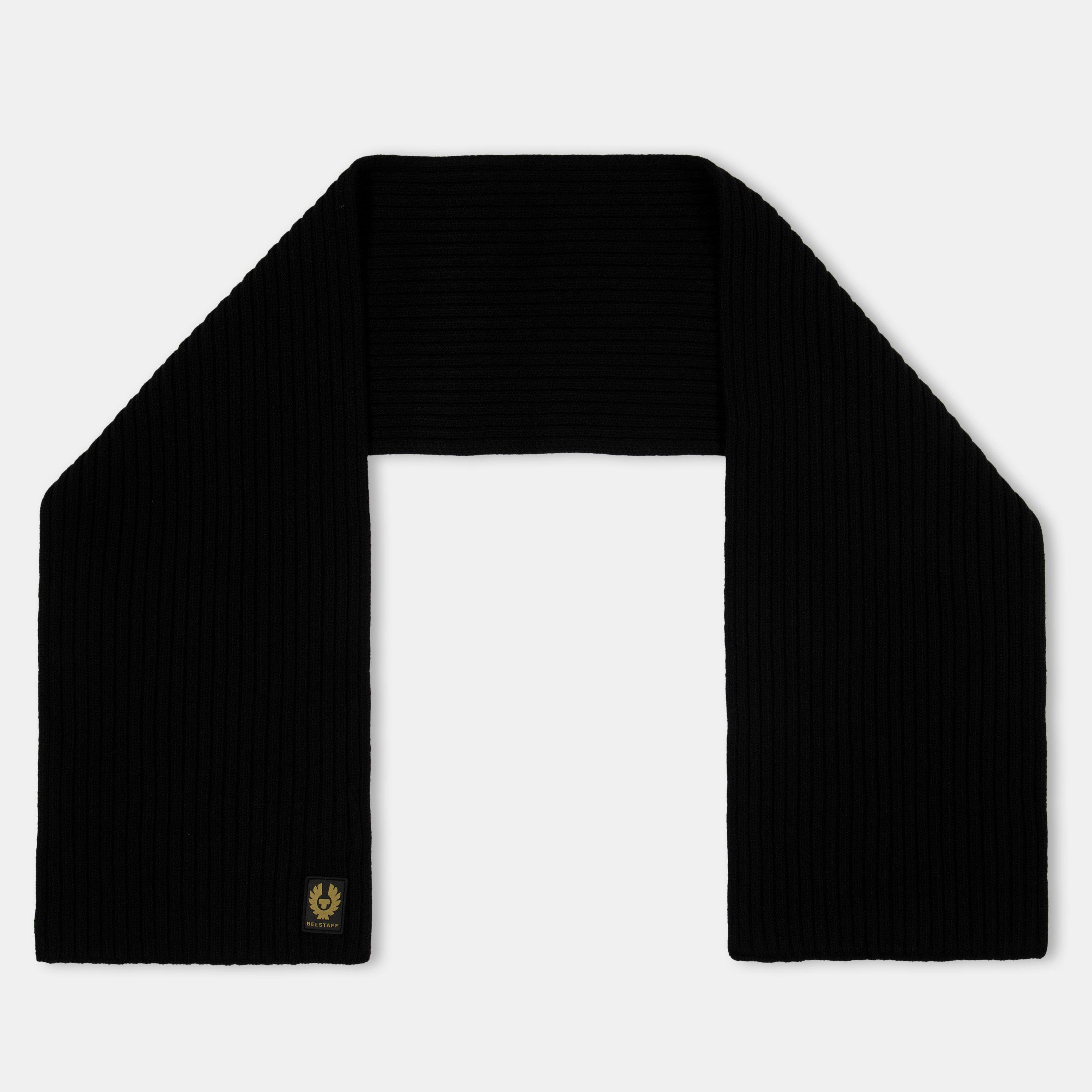 Black - Belstaff - Men's Watch Midweight Scarf - 2