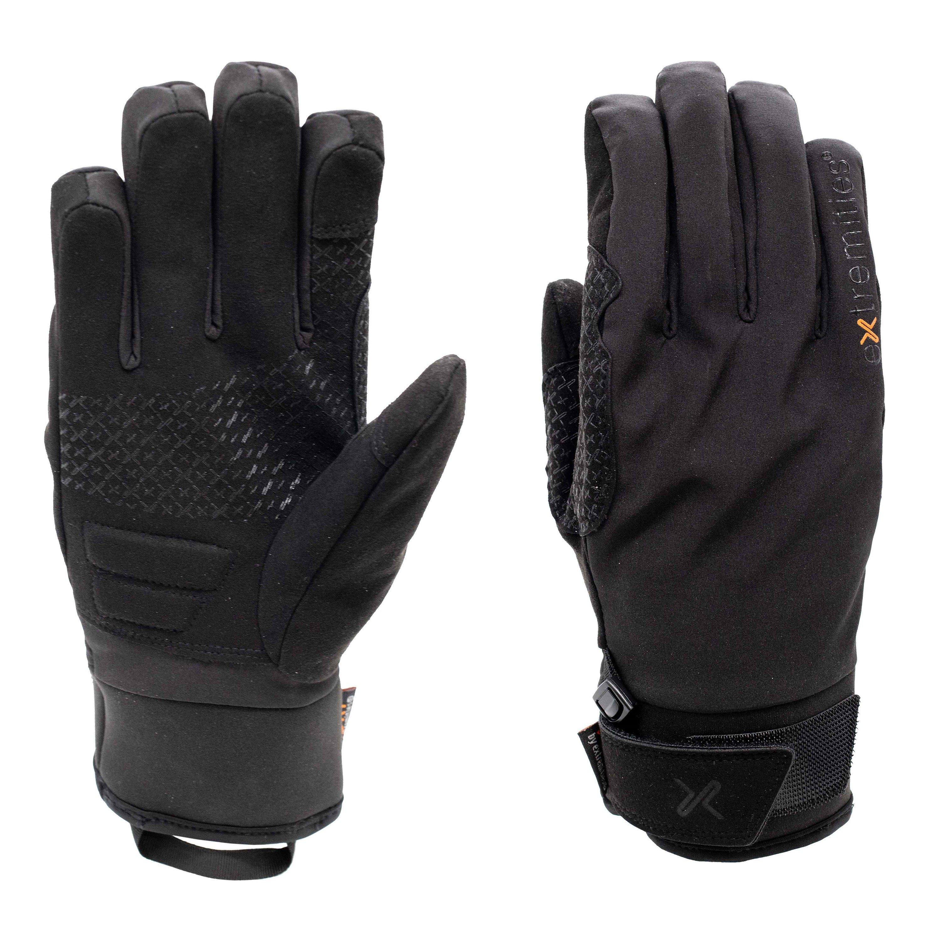 Black - Extremities - Men's Track Walking Gloves
