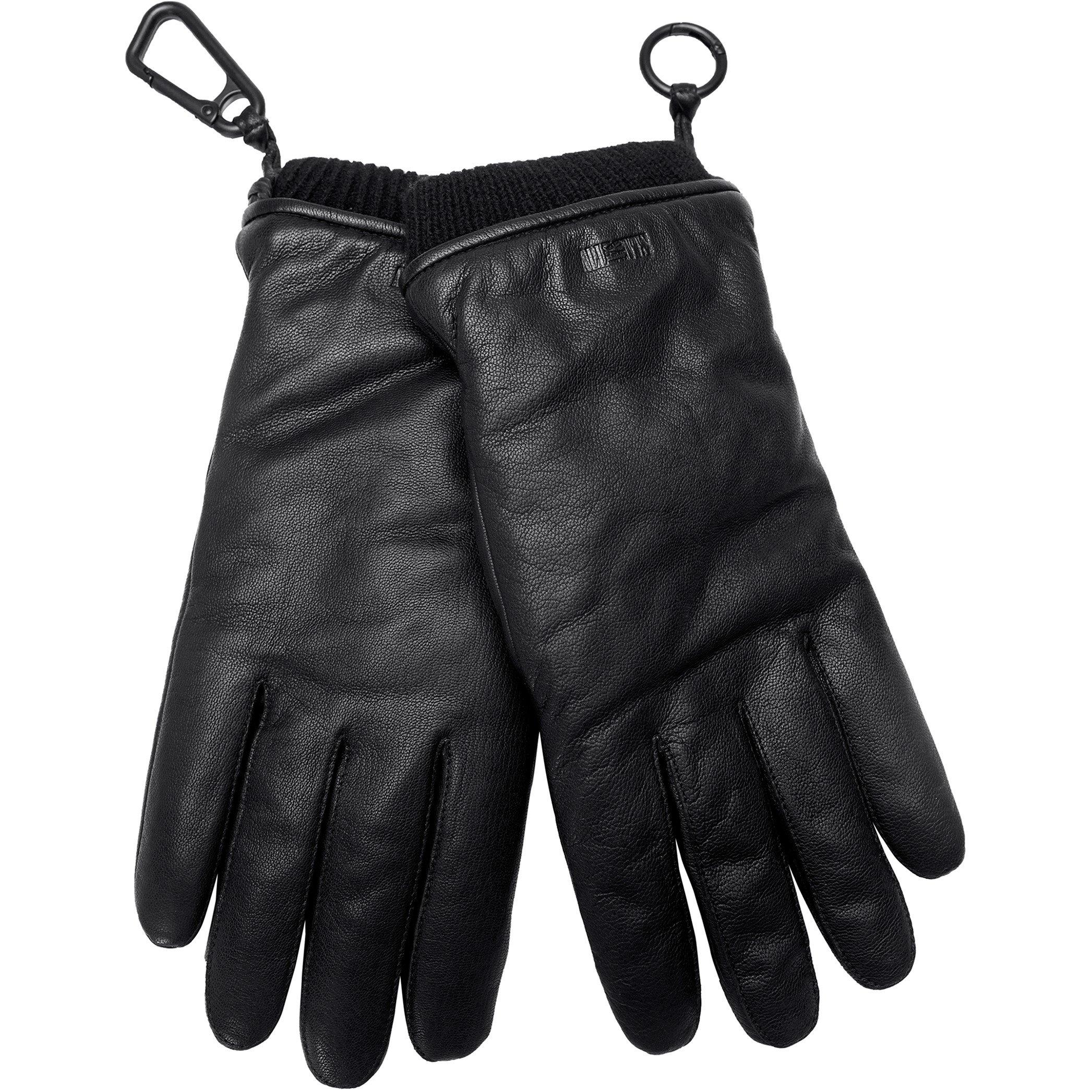Black - AllSaints - Men's Handmade Leather Gloves - 1