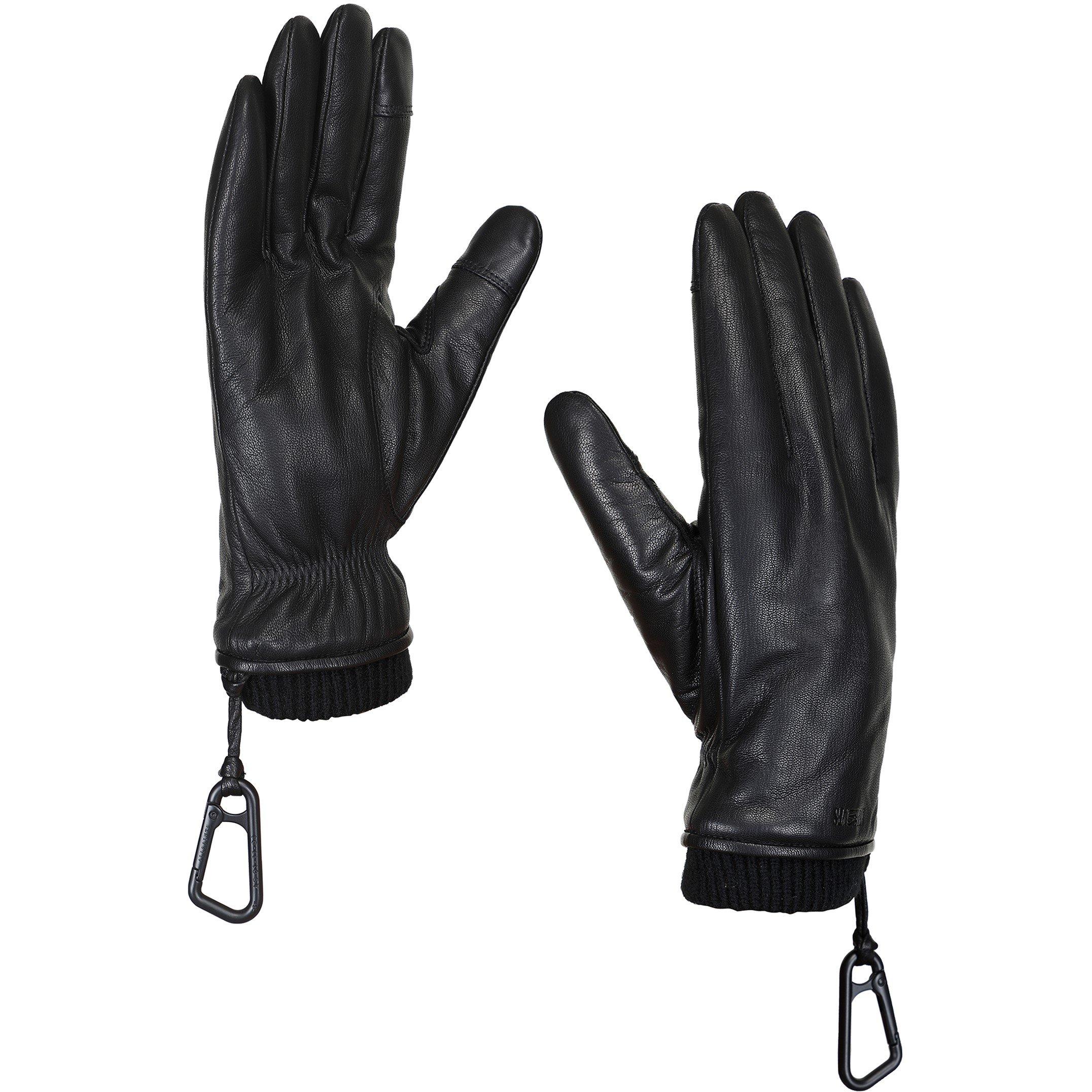 Black - AllSaints - Men's Handmade Leather Gloves - 2
