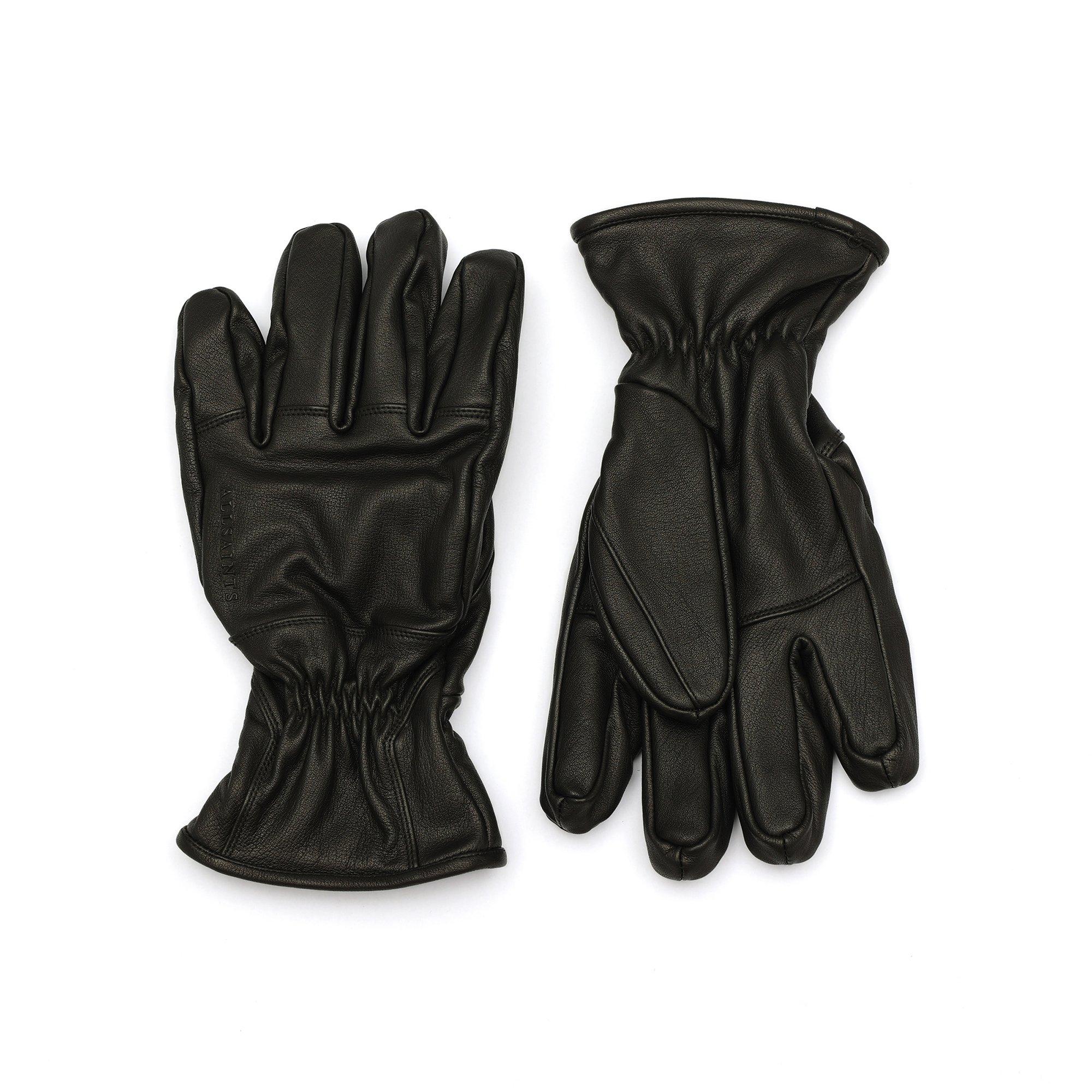 Black - AllSaints - ALLSAINTS PADDED PUFFER GLOVE - 3