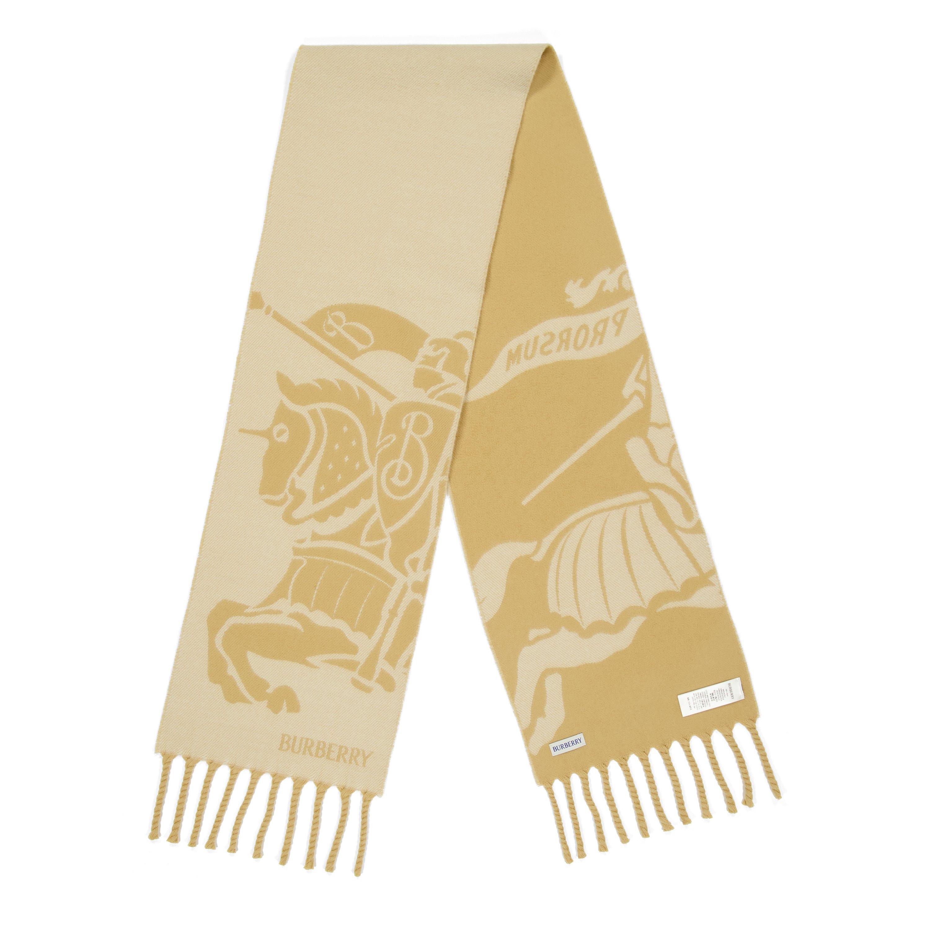 Burberry Wool Midweight Scarf - Sand