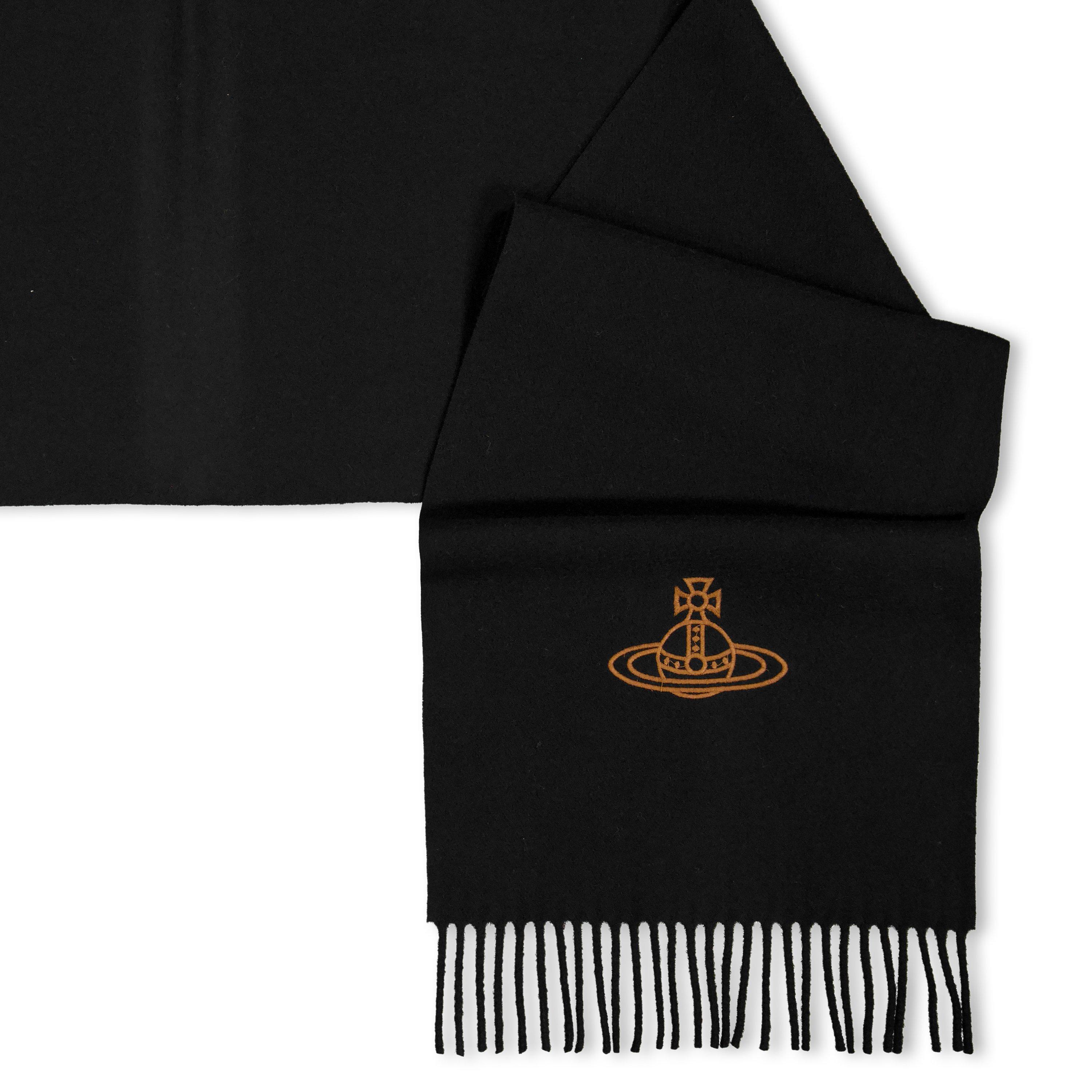 Black - Vivienne Westwood - Viv Orb Scarf Sn64 - 2
