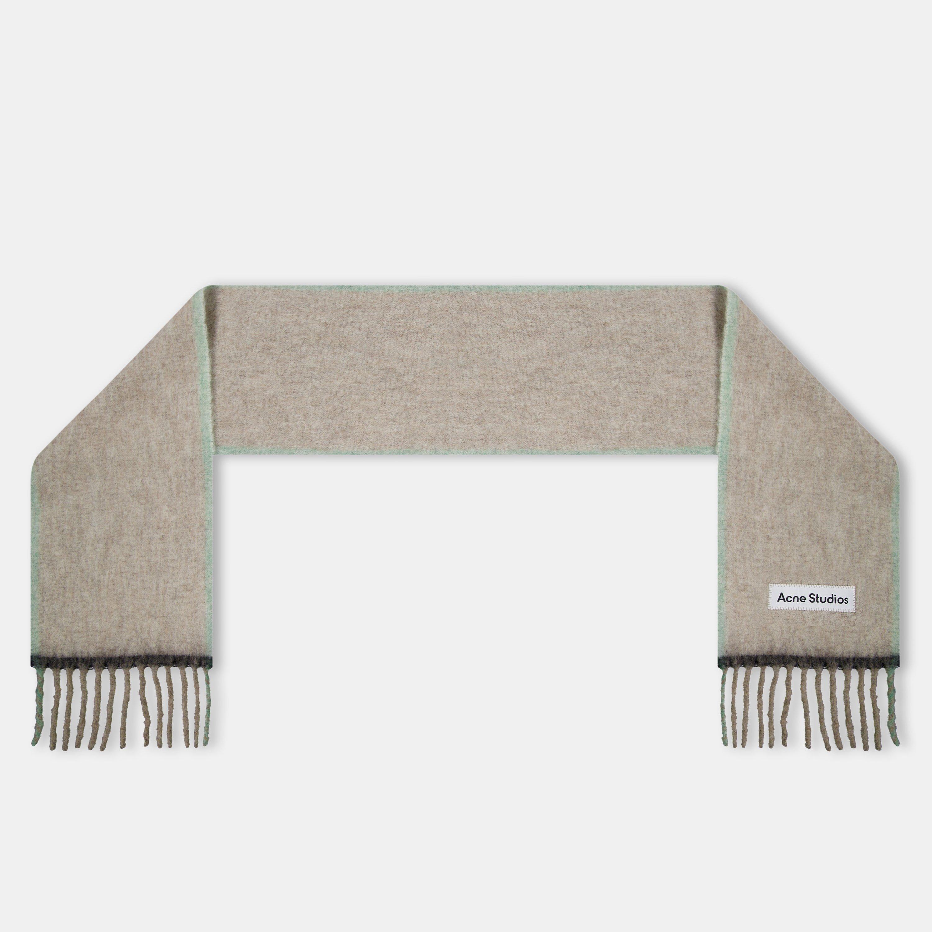 Grey - Acne Studios - Vally Solid Scarf - 2