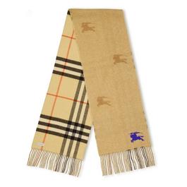 Burberry Reversible Jacquard Cashmere Scarf