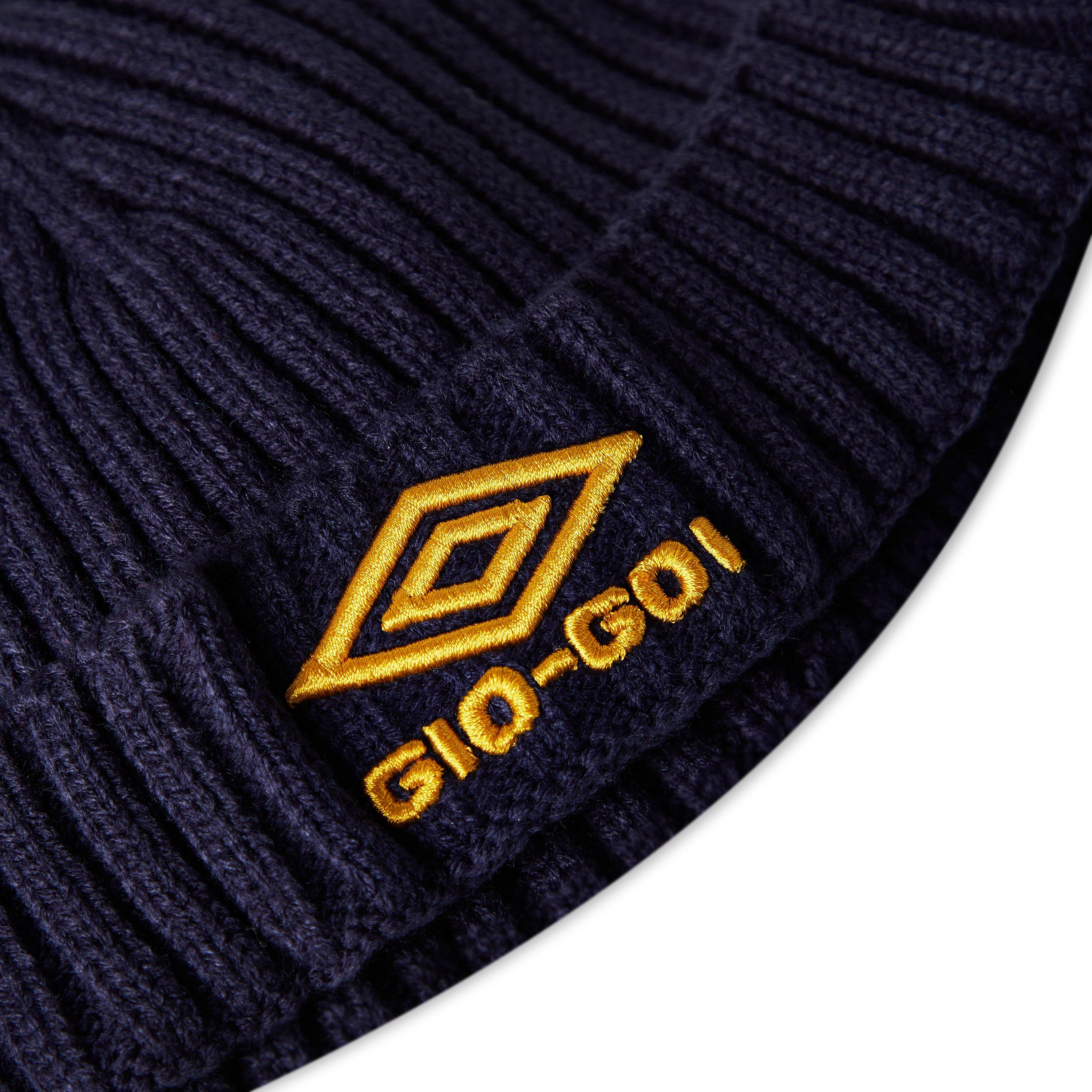 Blue/ Mustard - Umbro - X Gio Goi Beanie Beany Unisex Adults - 3