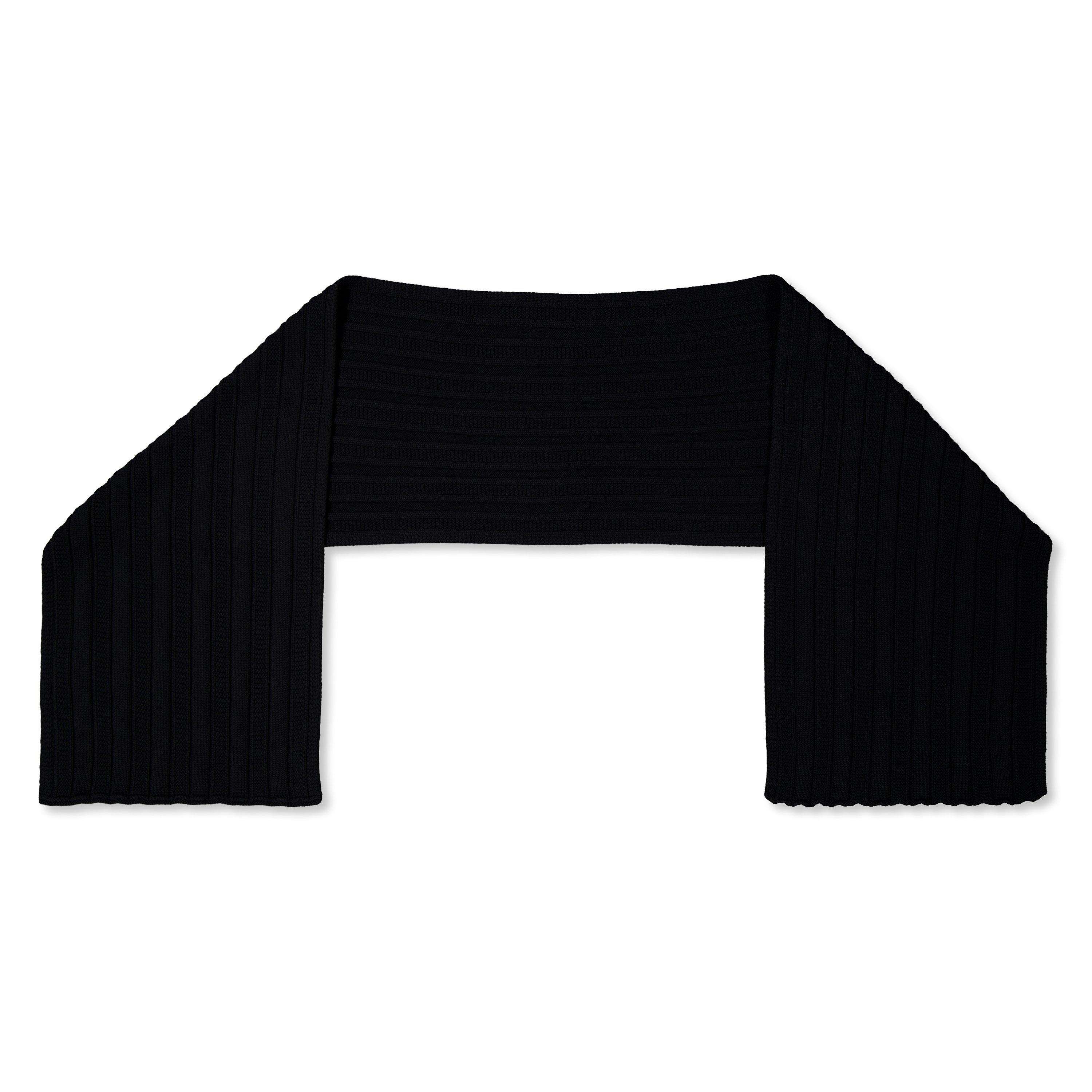 Black - Versace - Men's Medium Rib Midweight Scarf - 3