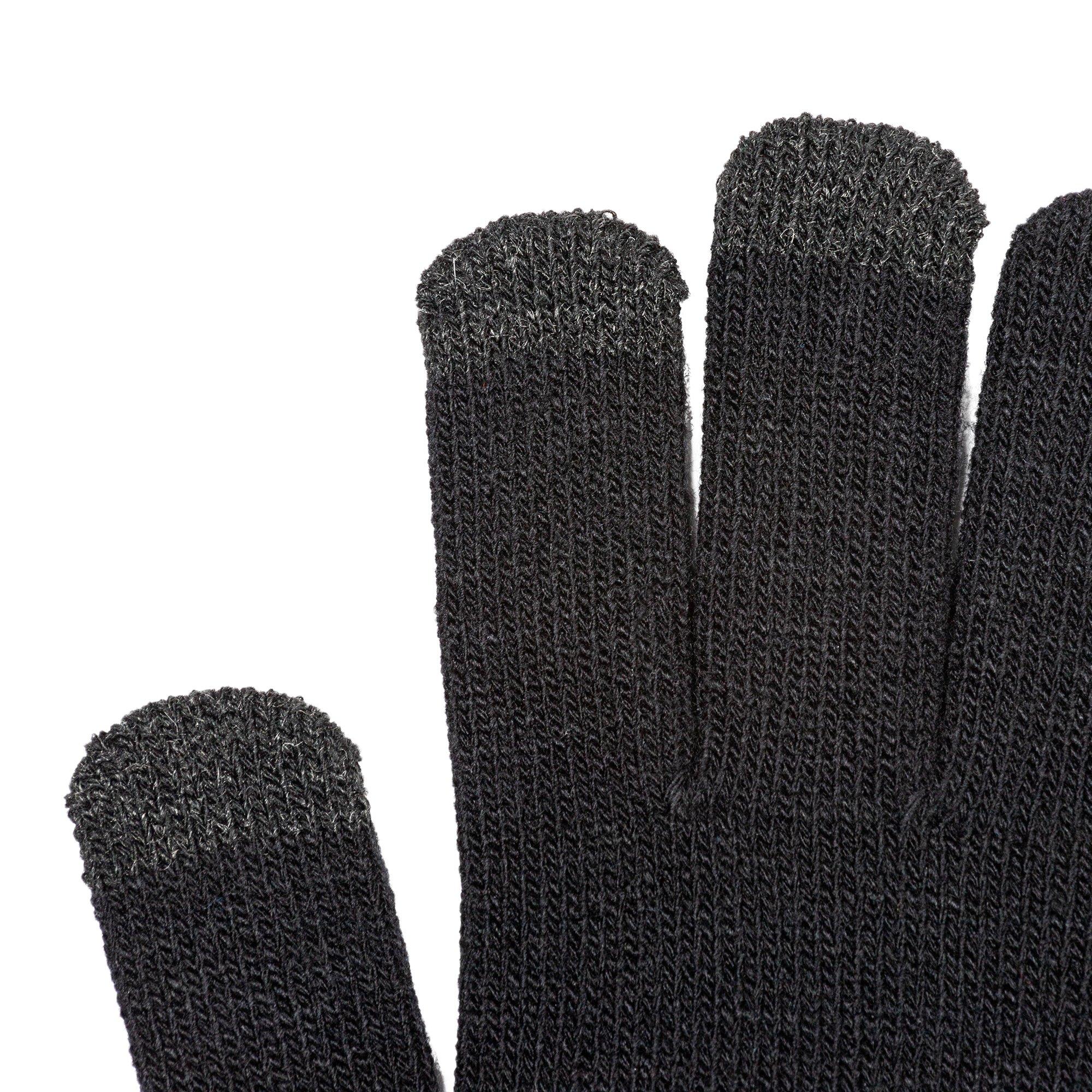 Schwarz - Lonsdale - Knitted Gloves Mens - 4