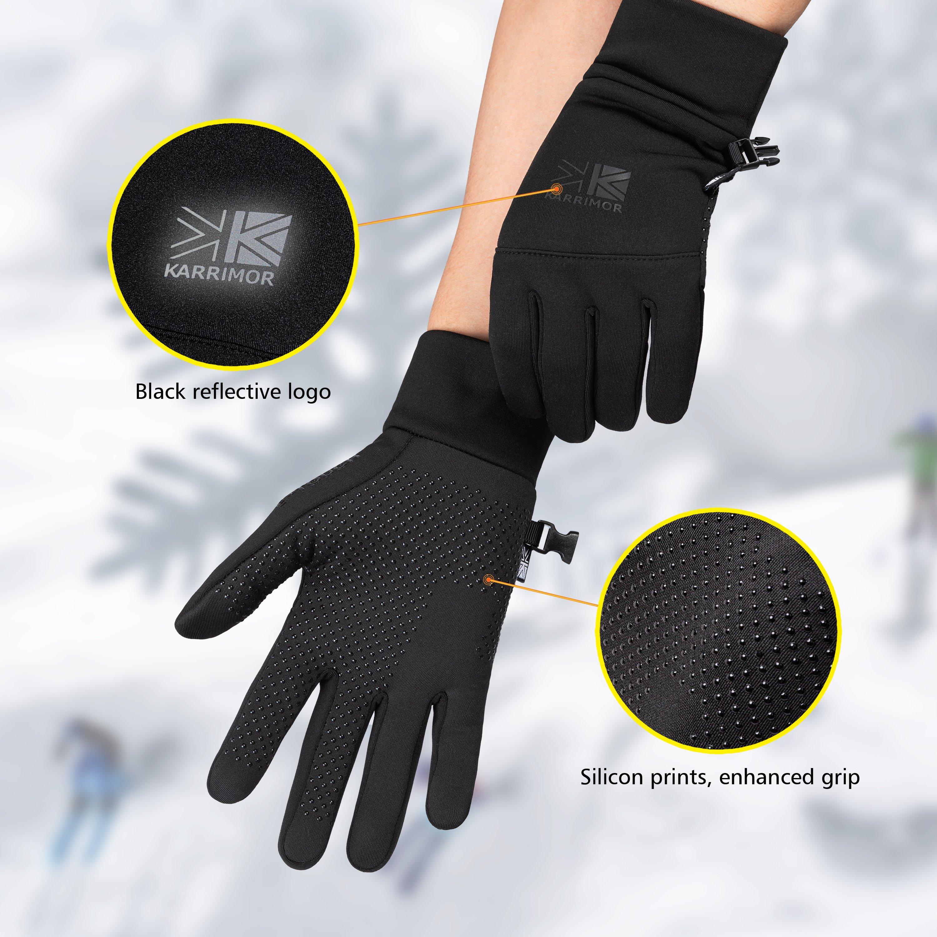 Running Gloves Sports Direct Thermal Gloves Karrimor Thermal