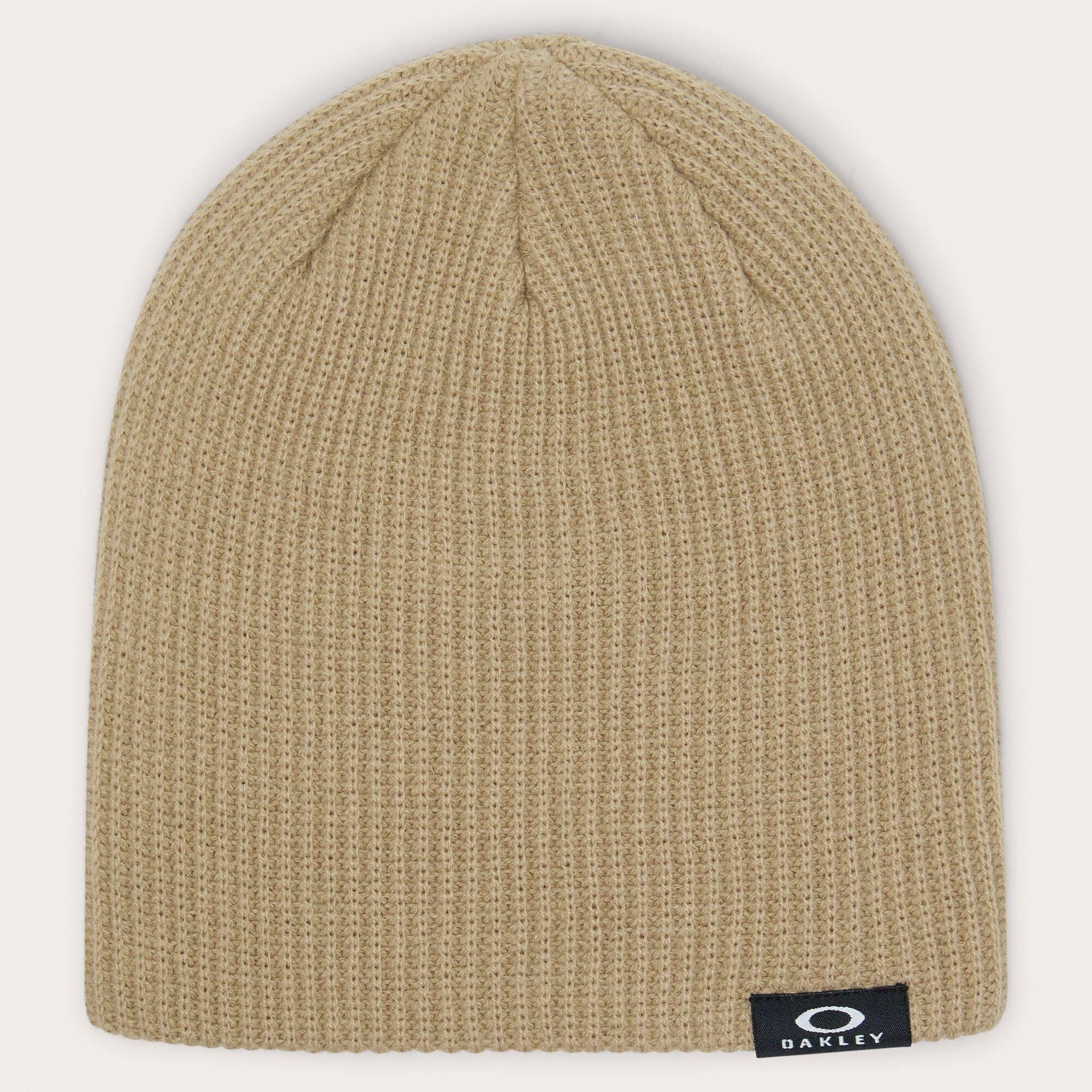 Oakley Men's Backbone Ribbed Polyacrylic Beanie - Pebble - Mens