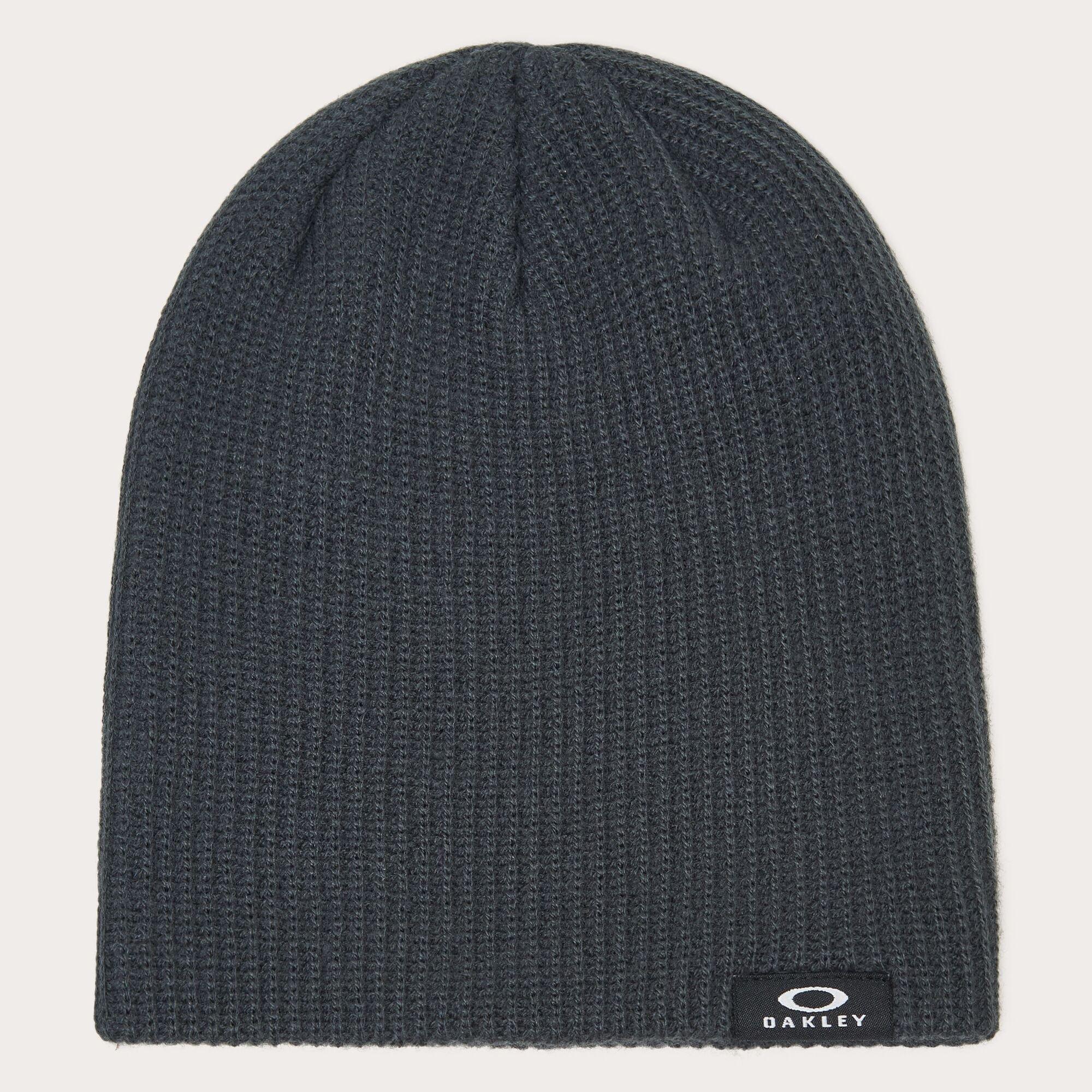 Oakley Men's Backbone Ribbed Polyacrylic Beanie - Uniform Grey - Mens
