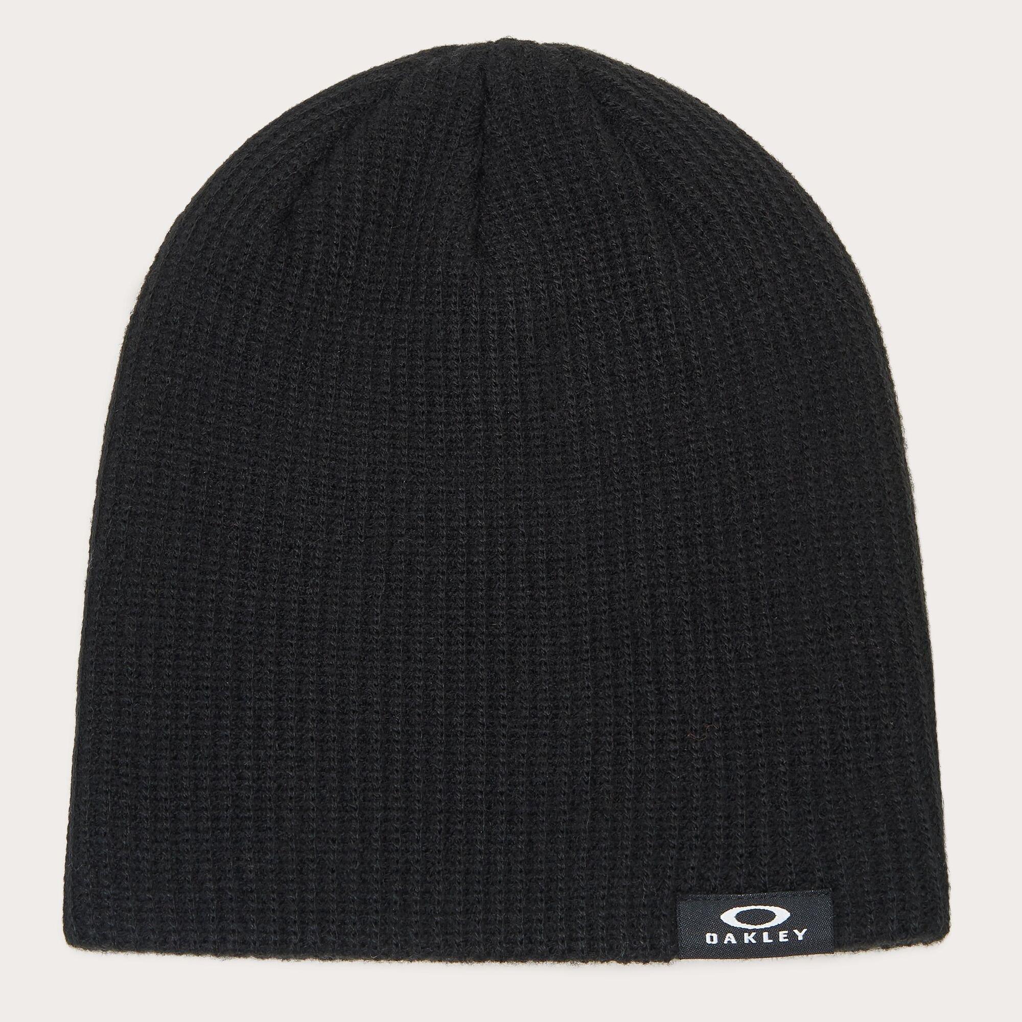 Oakley Men's Backbone Ribbed Polyacrylic Beanie - Black - Mens