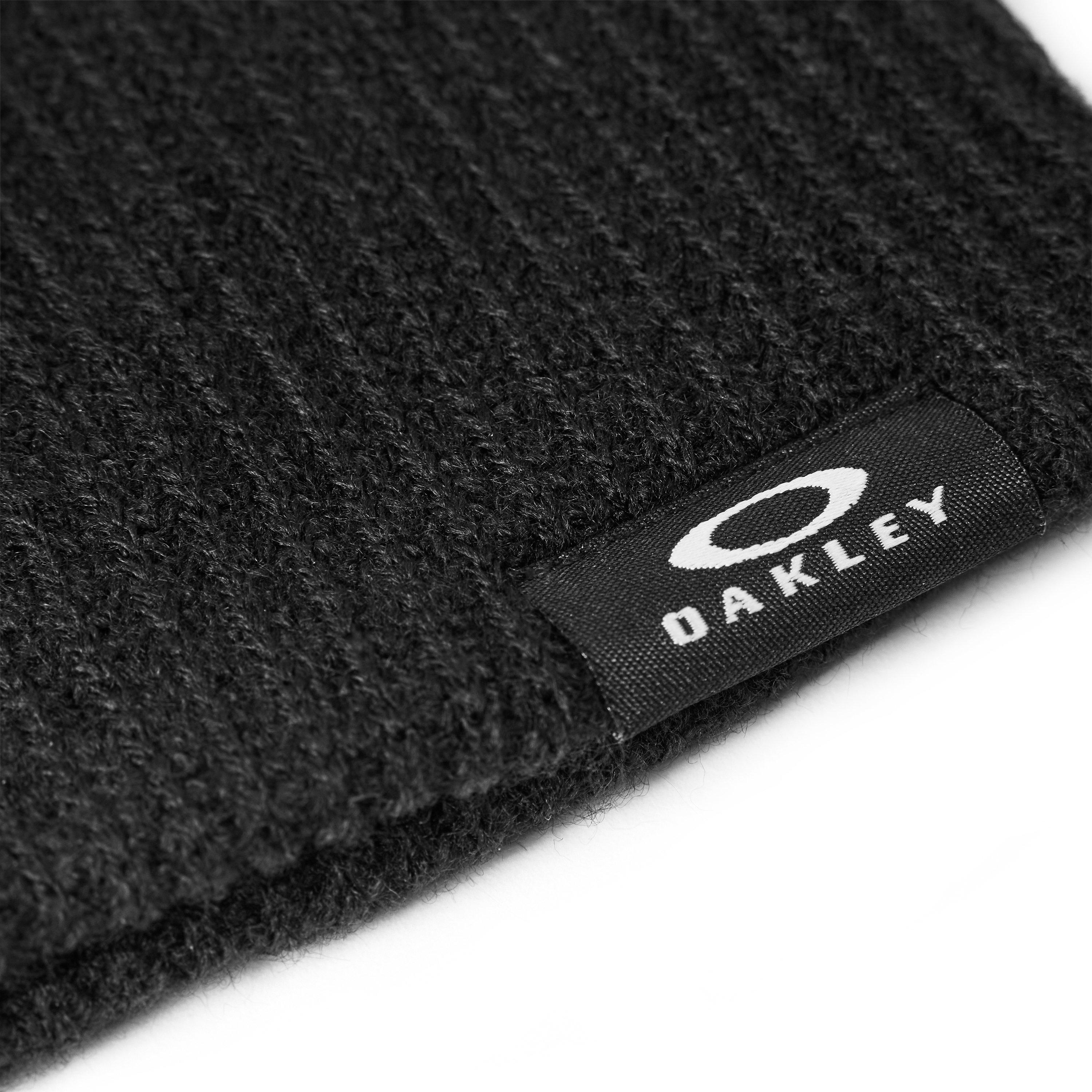 Schwarz - Oakley - Men's  Backbone Ribbed Polyacrylic Beanie - 3