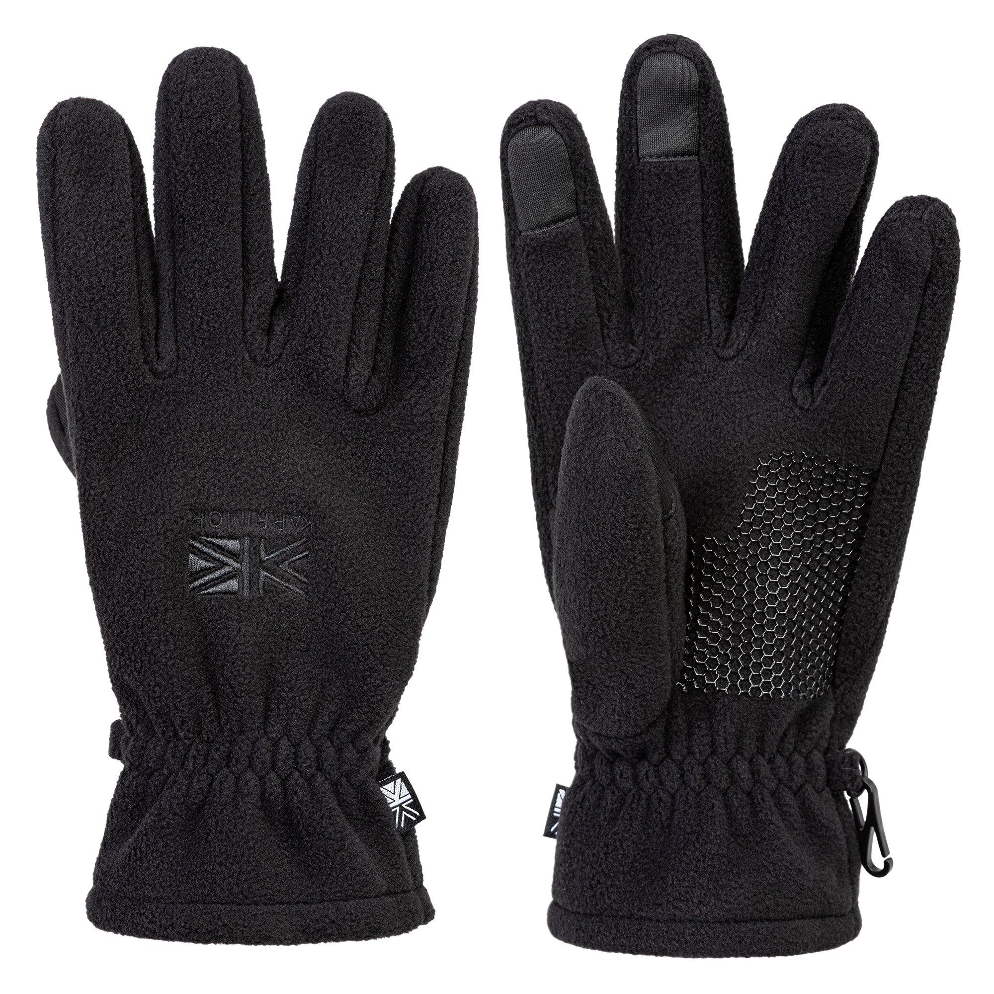 Black - Karrimor - Fleece Gloves Mens - 1