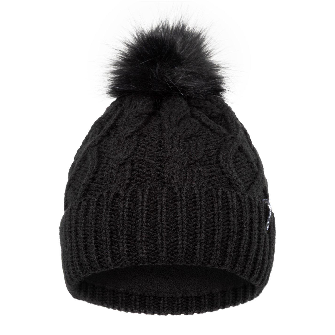 Negro - Gelert - Twist Knitt Pom Beanie Womens - 2