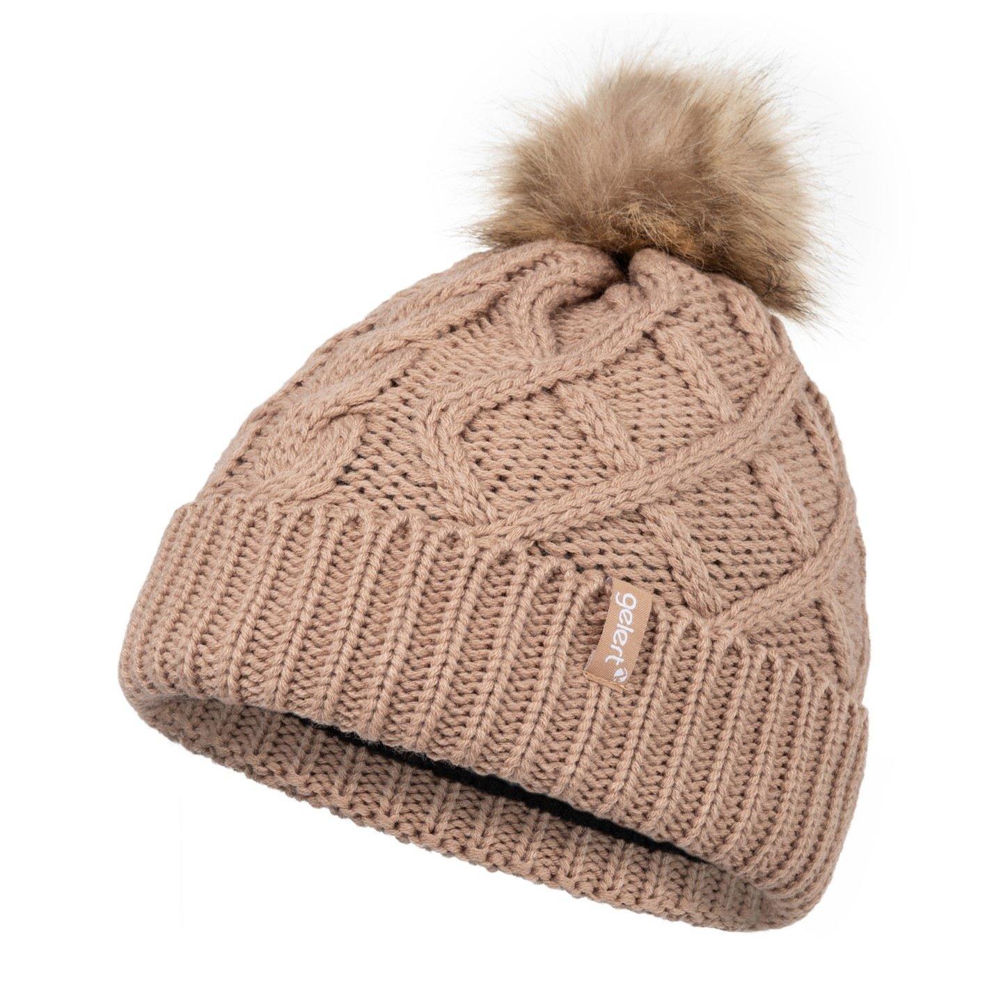 Gelert Twist Knitt Pom Beanie Womens