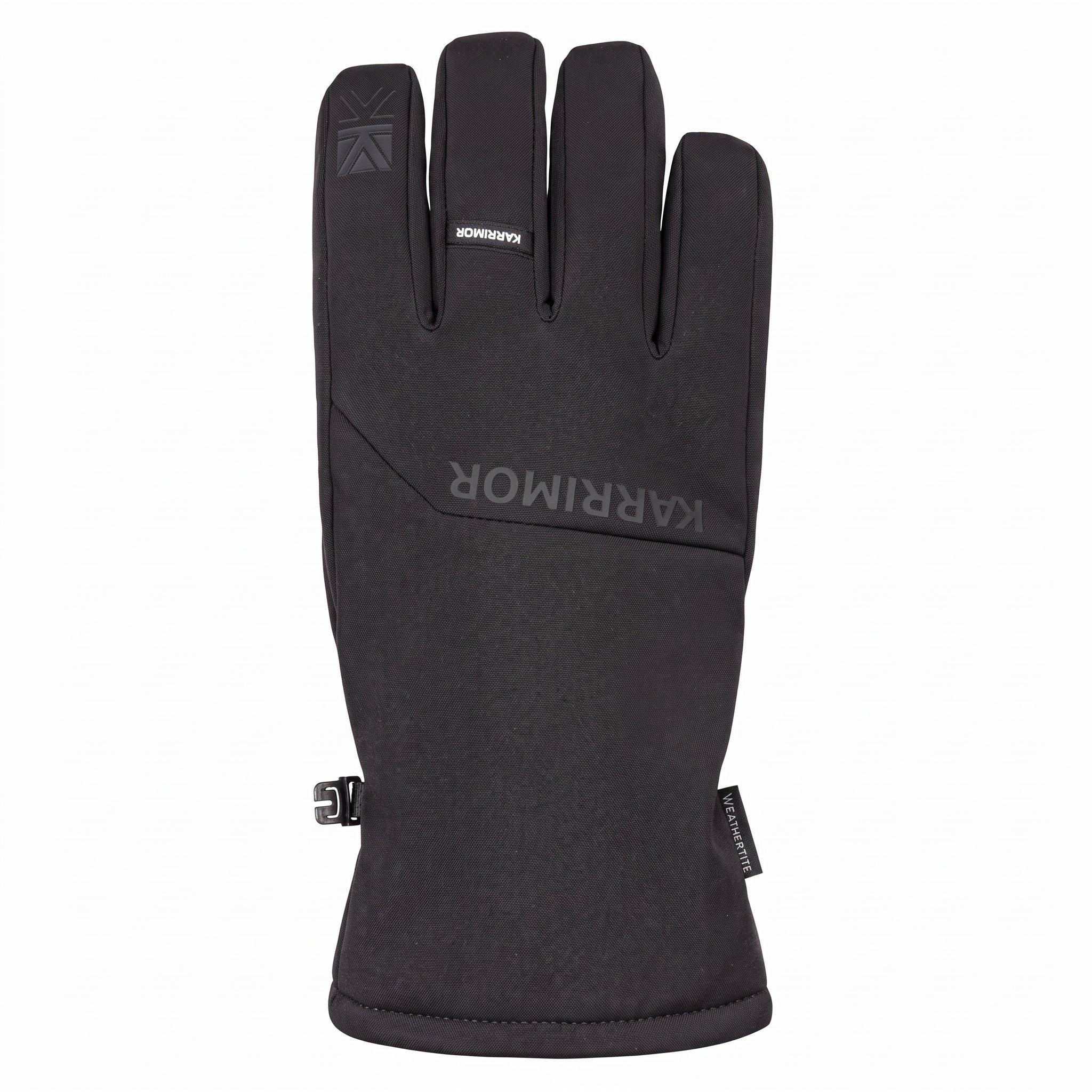 Black - Karrimor - Waterpoof Gloves Mens - 2