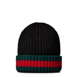 Gucci Web Knitted Beanie