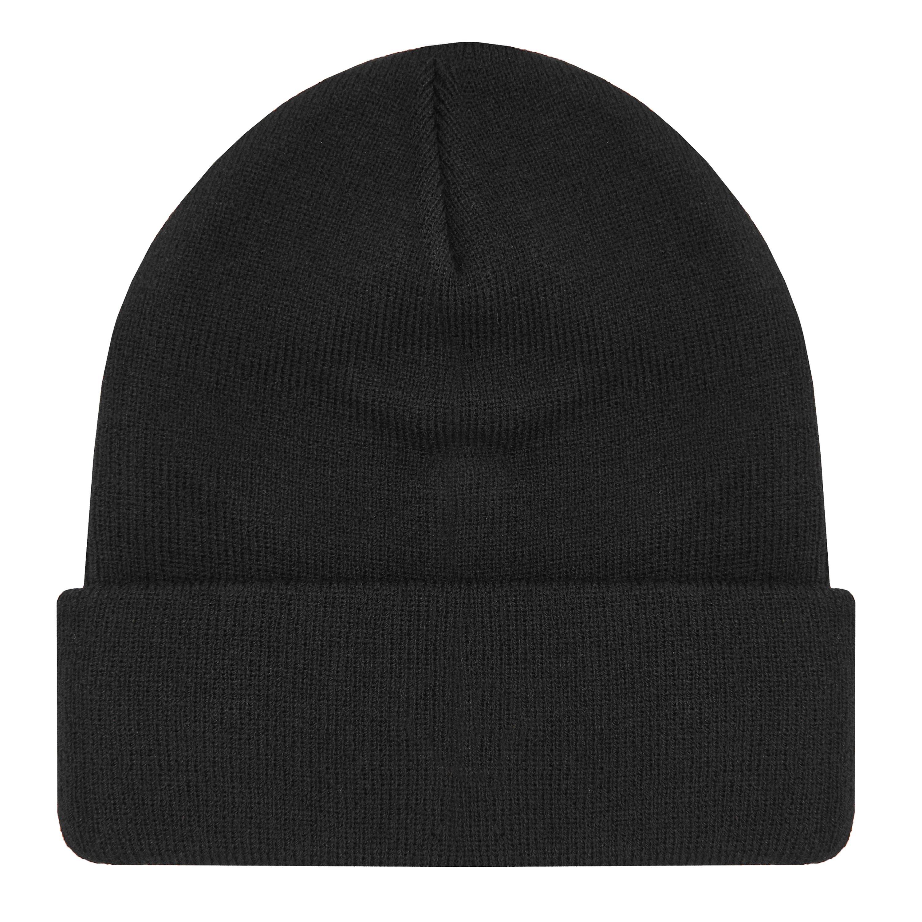 Black/Gold - True Religion - Horseshoe Beanie Mens - 2