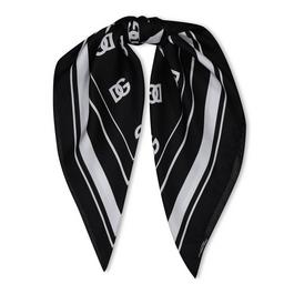 Dolce and Gabbana Logo Silk Scarf