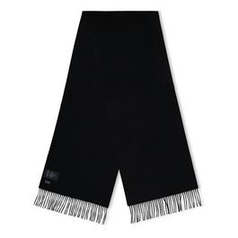 Saint Laurent Fringed Jacquard Scarf