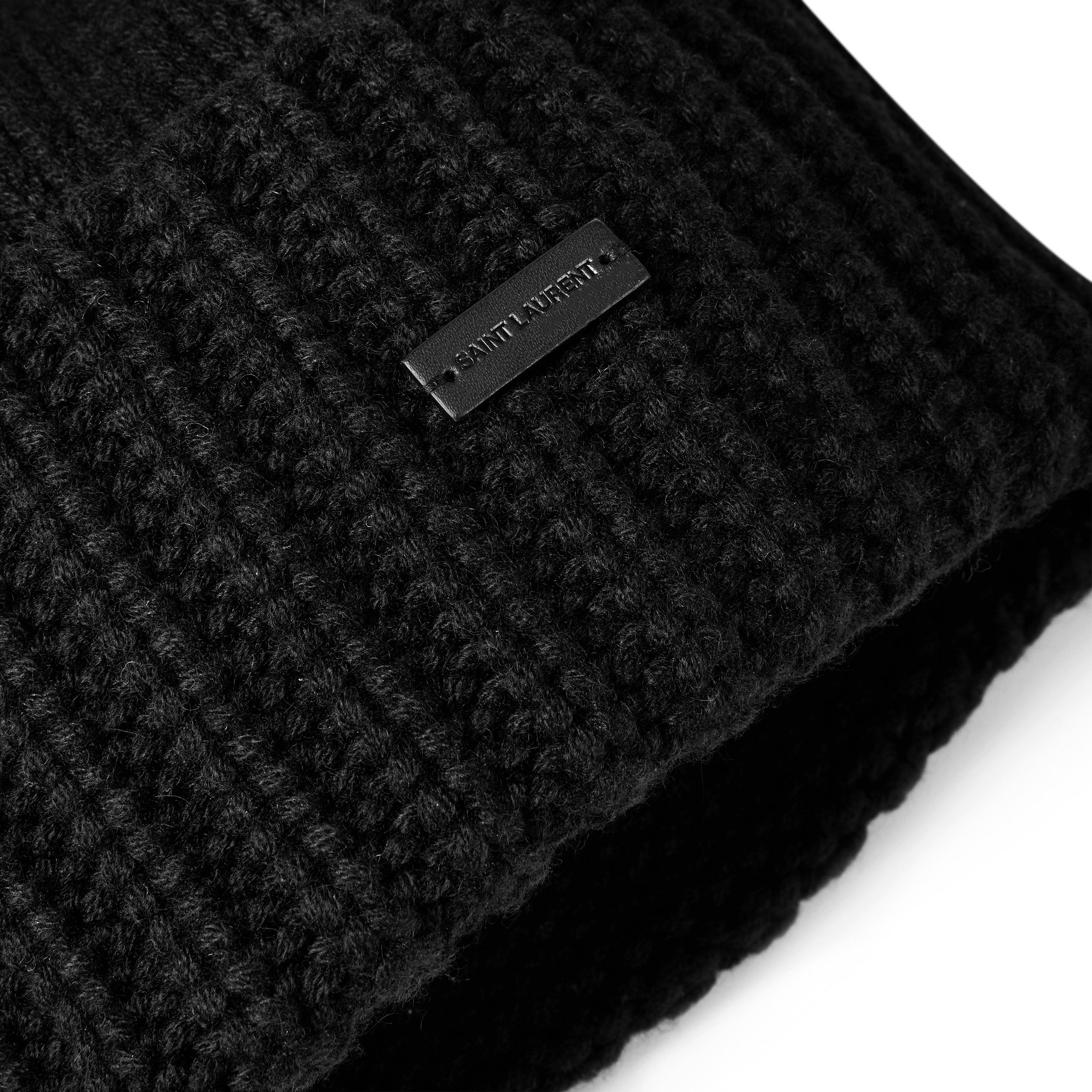 【関税＆送料込み】Saint Laurent Wool Beanie SAINT LAURENT Ribbed cashmere beanie | NET-A-PORTER