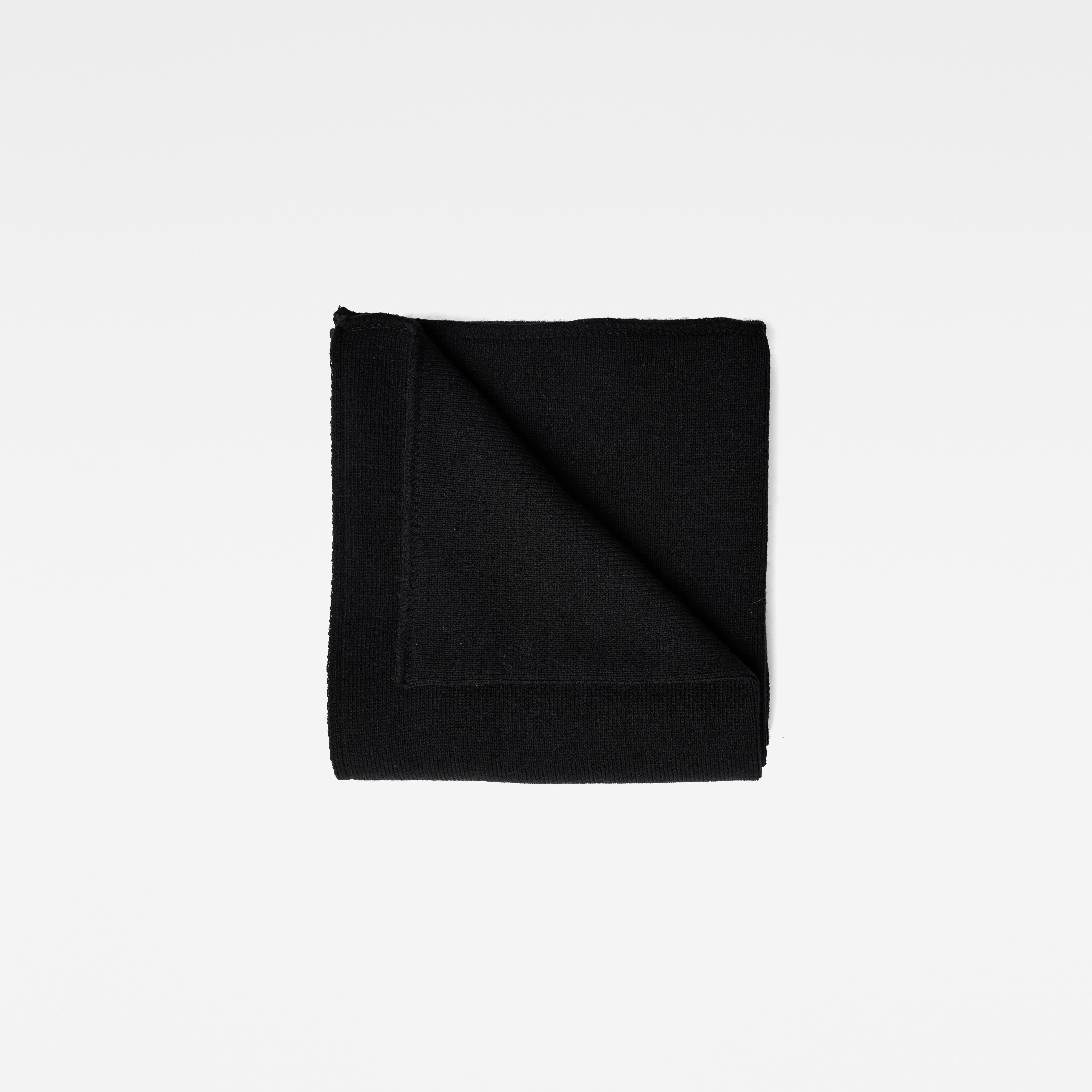 Dk Black - G Star - Men's Gstar Effo Midweight Scarf - 3