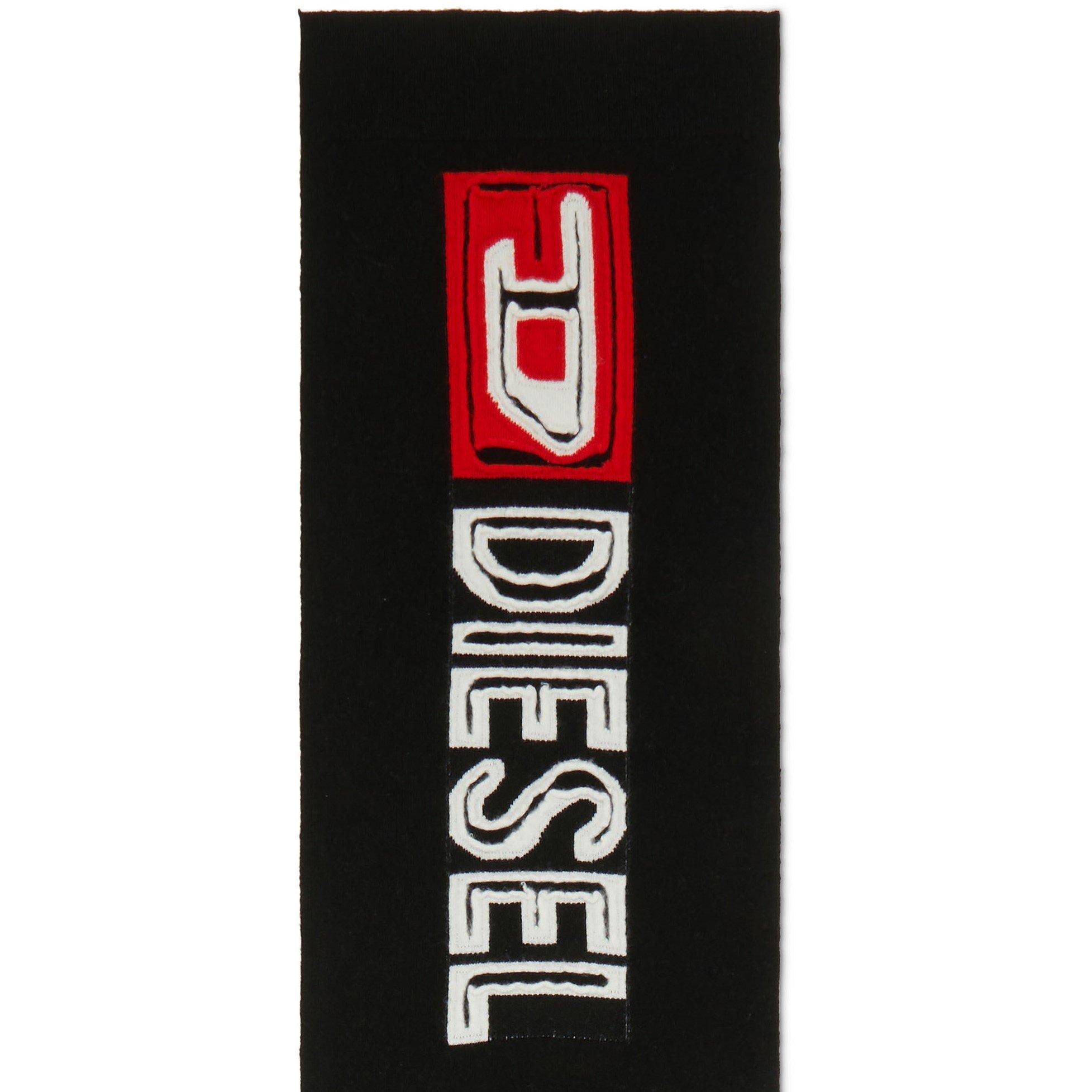 Black Black - Diesel - Unisex Adults Midweight Scarf - 3