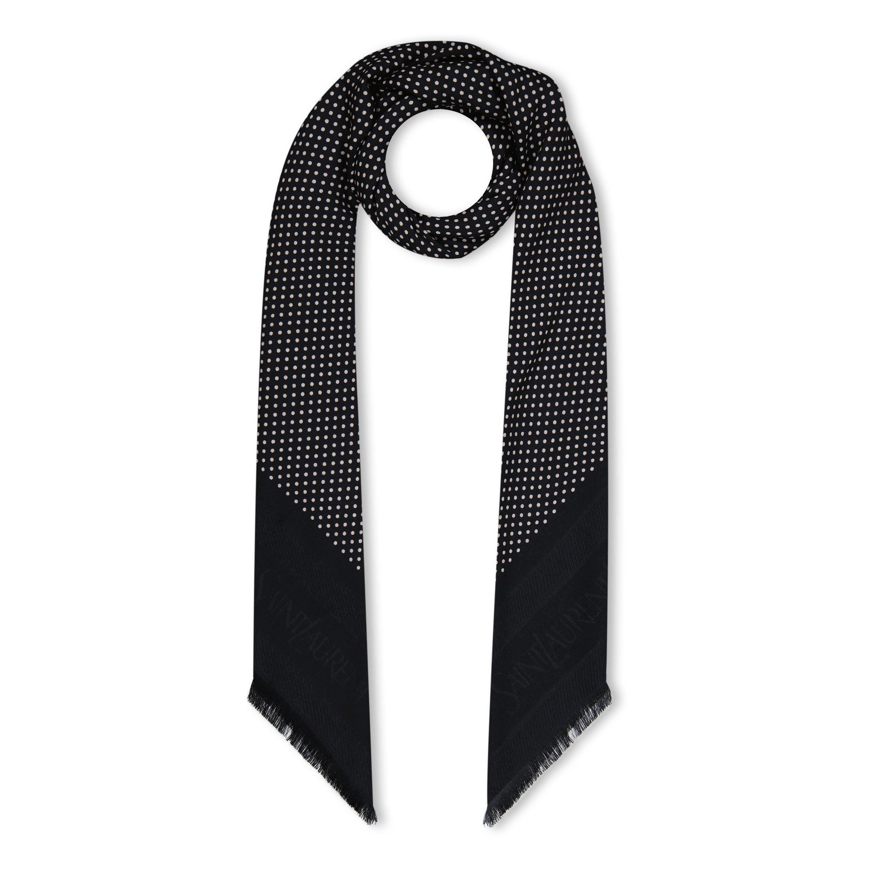 小物 S signature script scarf Hixixi 4 PCS 50s Satin Neck Scarf Dots Floral Striped Small