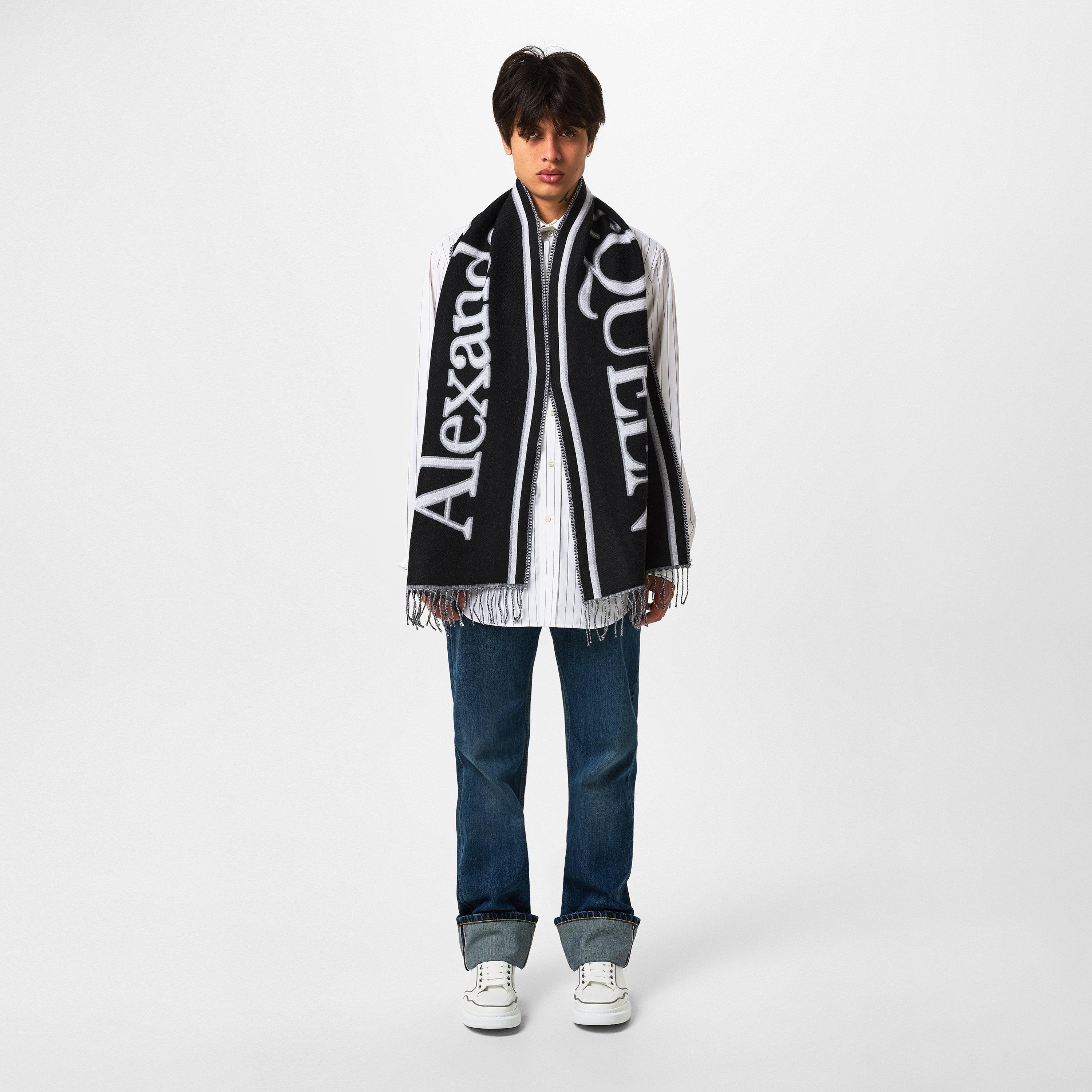 Alexander McQueen | Varsity Logo Scarf | Scarves | Cruise