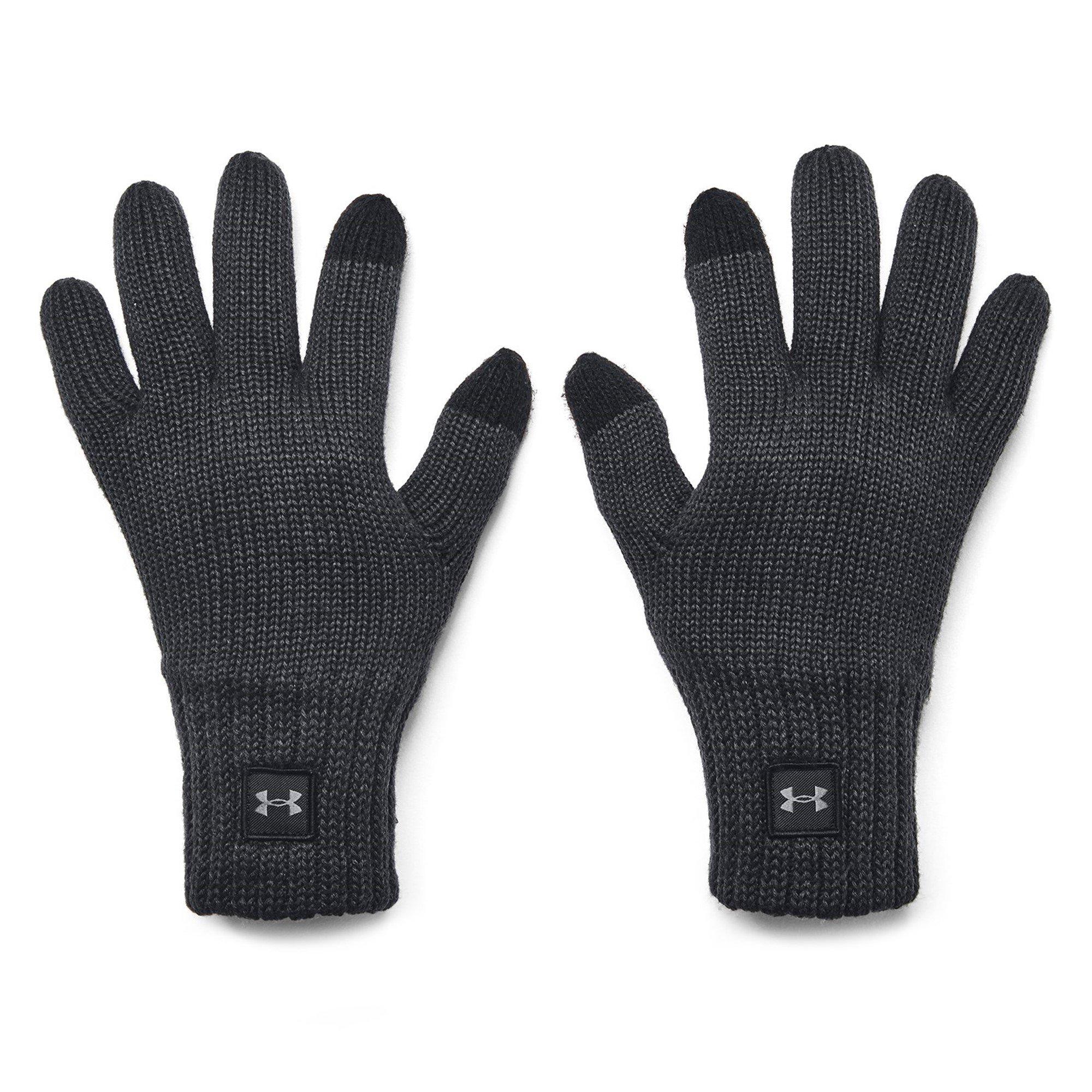 Black - Under Armour - Men's Halftime Wool Knitted Gloves - 1