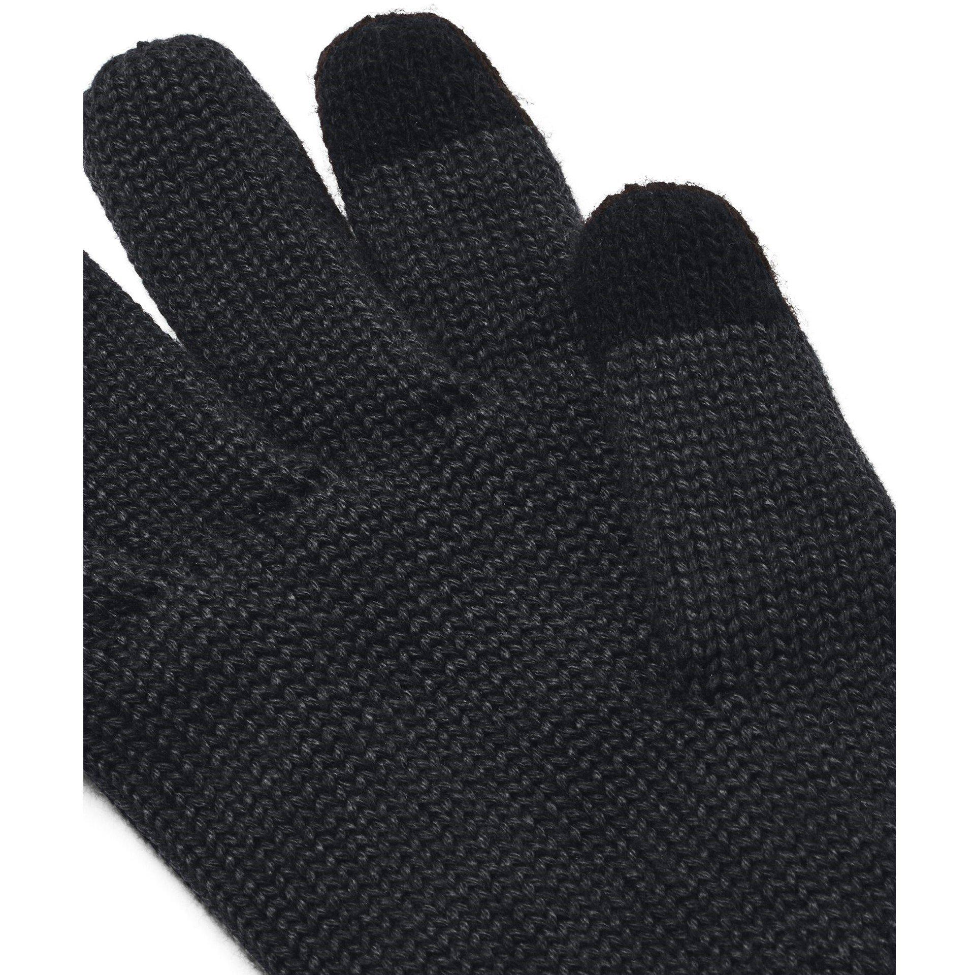Zwart - Under Armour - Halftime Wool Knitted Gloves - 3